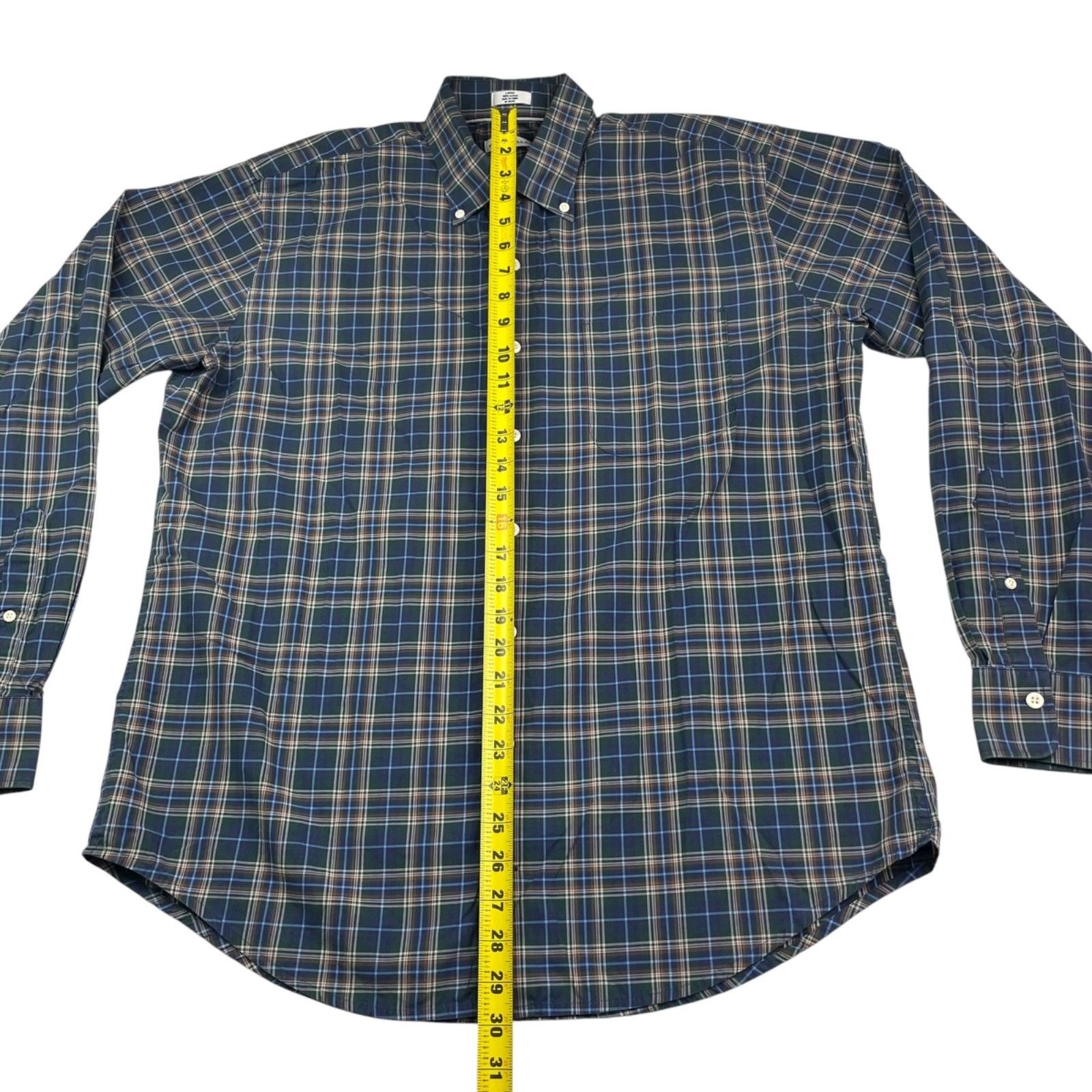Peter Millar Peter Millar Men's 100% Cotton L/S Button Shirt Blue/Brown/G Size US L / EU 52-54 / 3 - 4 Thumbnail