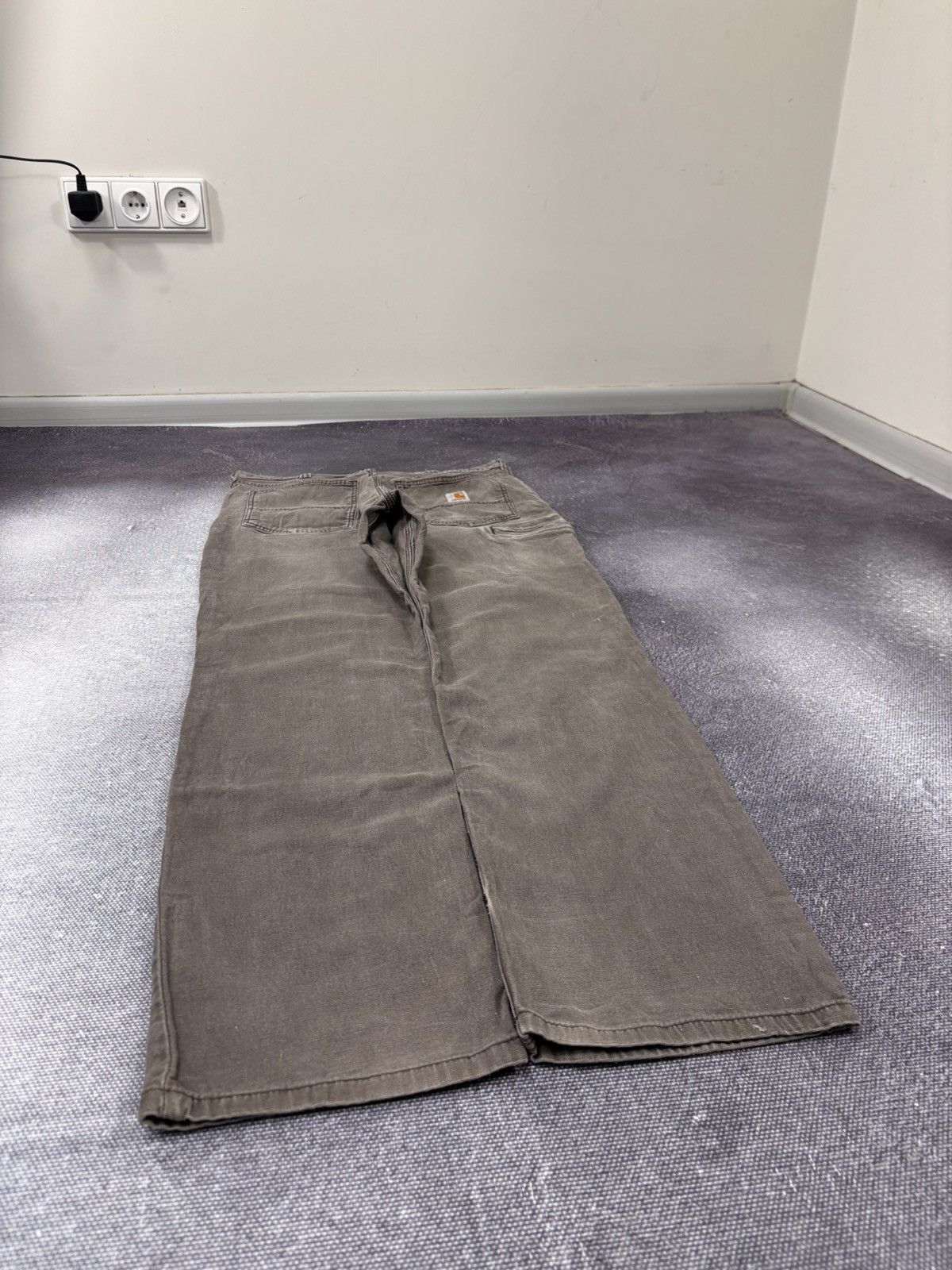 Carhartt Vintage Carhartt Relaxed Fit Khaki Brown Work Pants Trousers Size US 33 - 3 Thumbnail