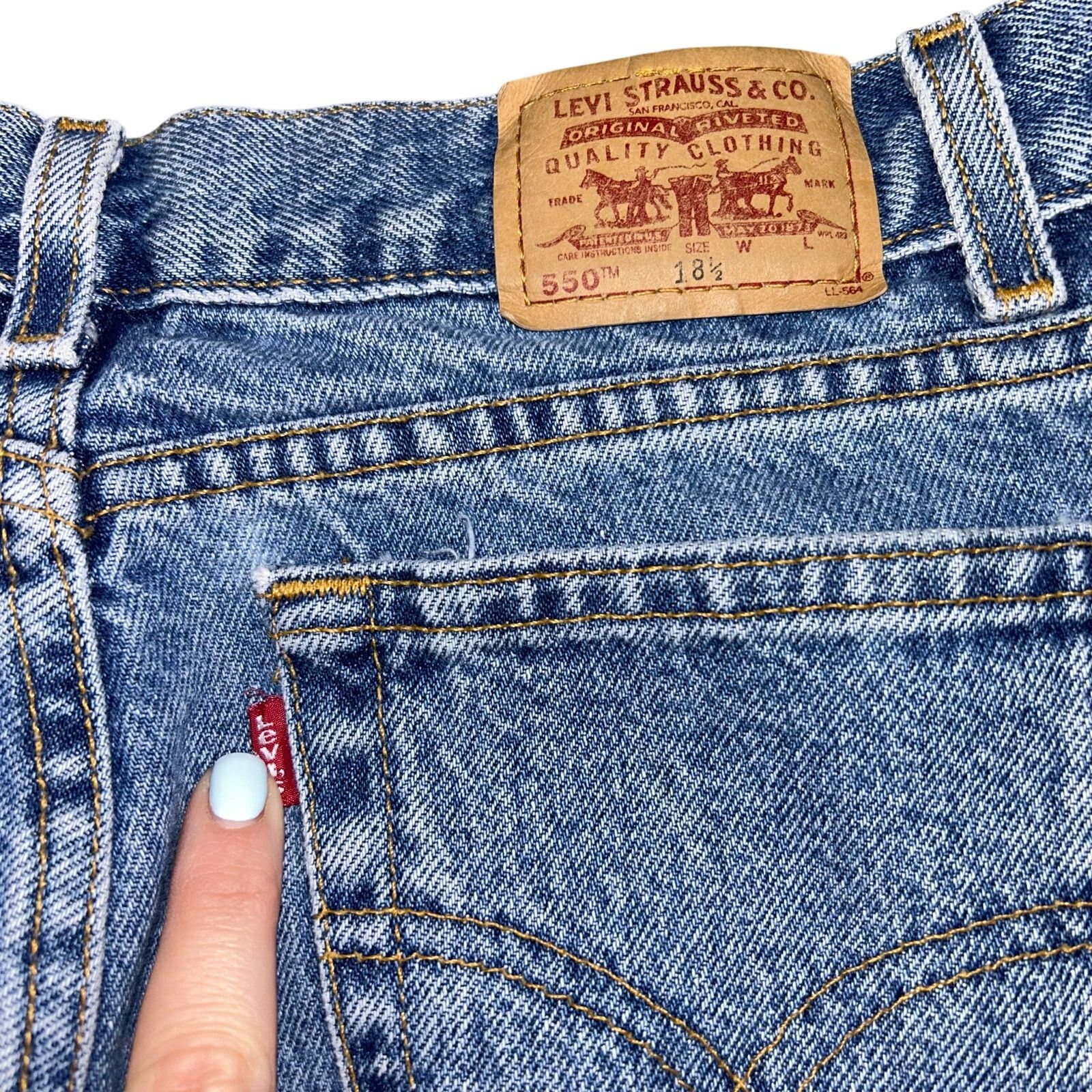 Levi's × Vintage Vintage Levi's Jeans 550 Relaxed High Rise Mom Jeans 30" Size 32" / US 10 / IT 46 - 8 Thumbnail