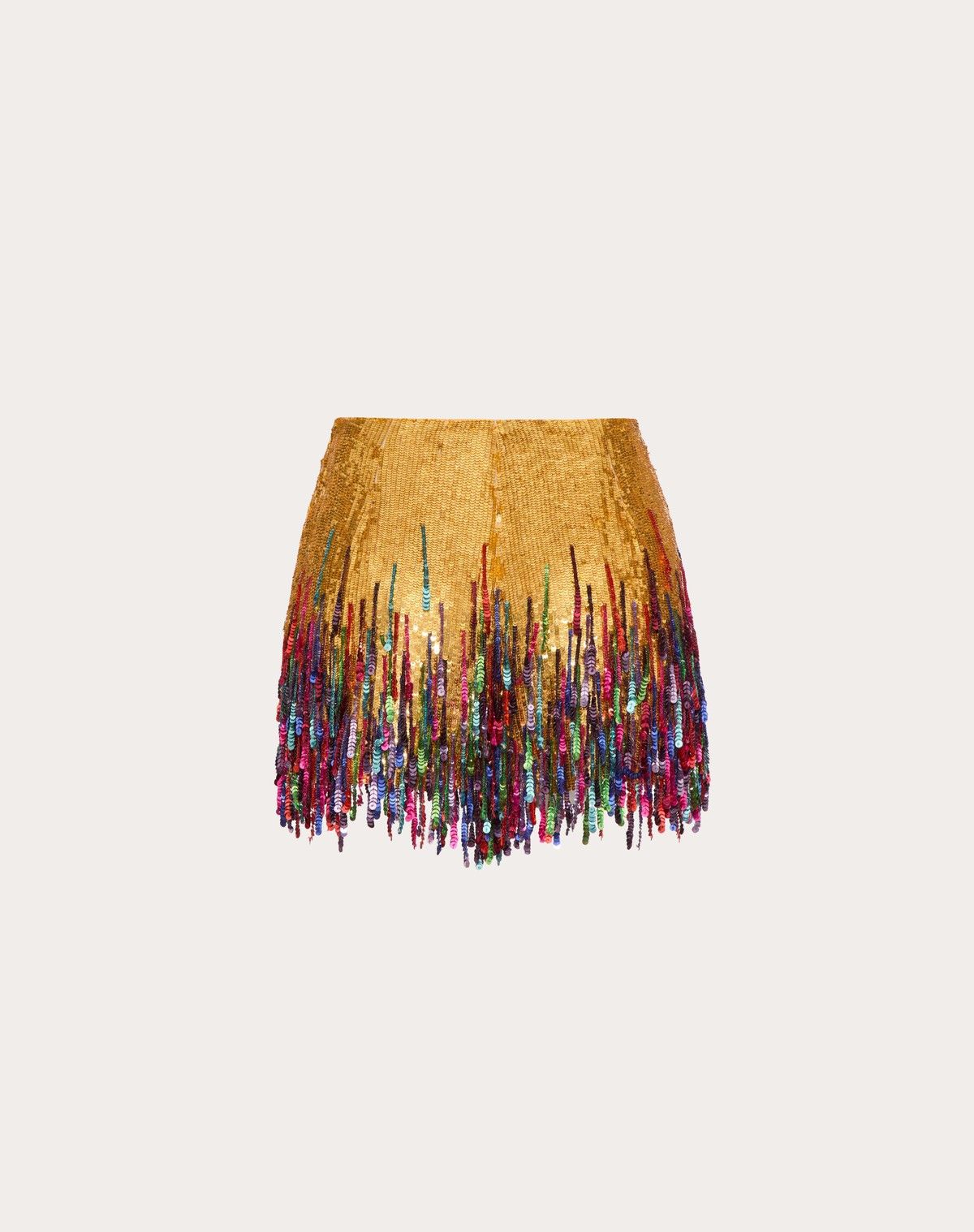 Valentino o1s1wg110525 Embroidered Organza Shorts in Multicolor Size 28" / US 6 / IT 42 - 2 Thumbnail