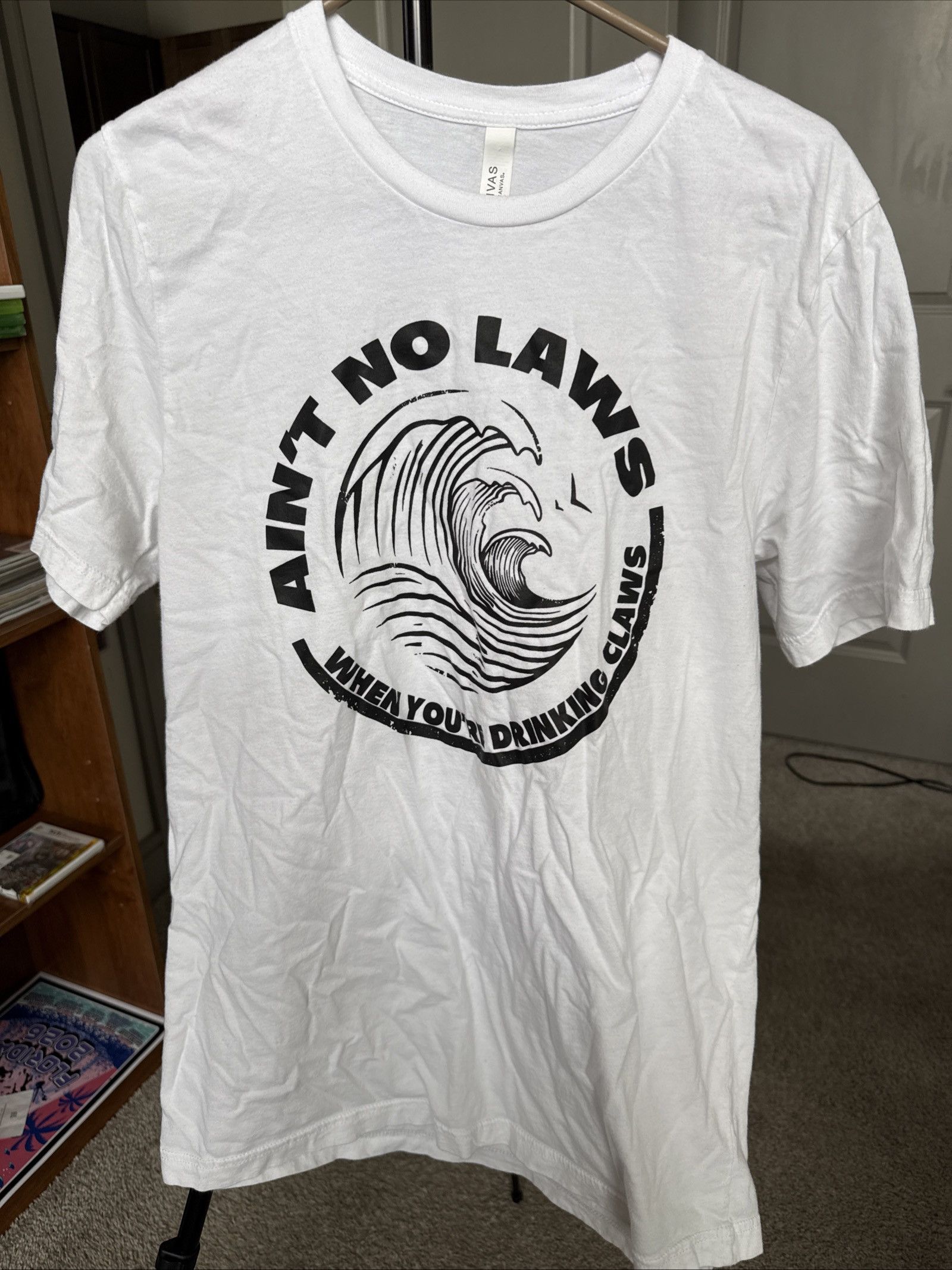 Other No Laws When Drinking Claws Men’s T-Shirt White Size L Size US L / EU 52-54 / 3 - 1 Preview