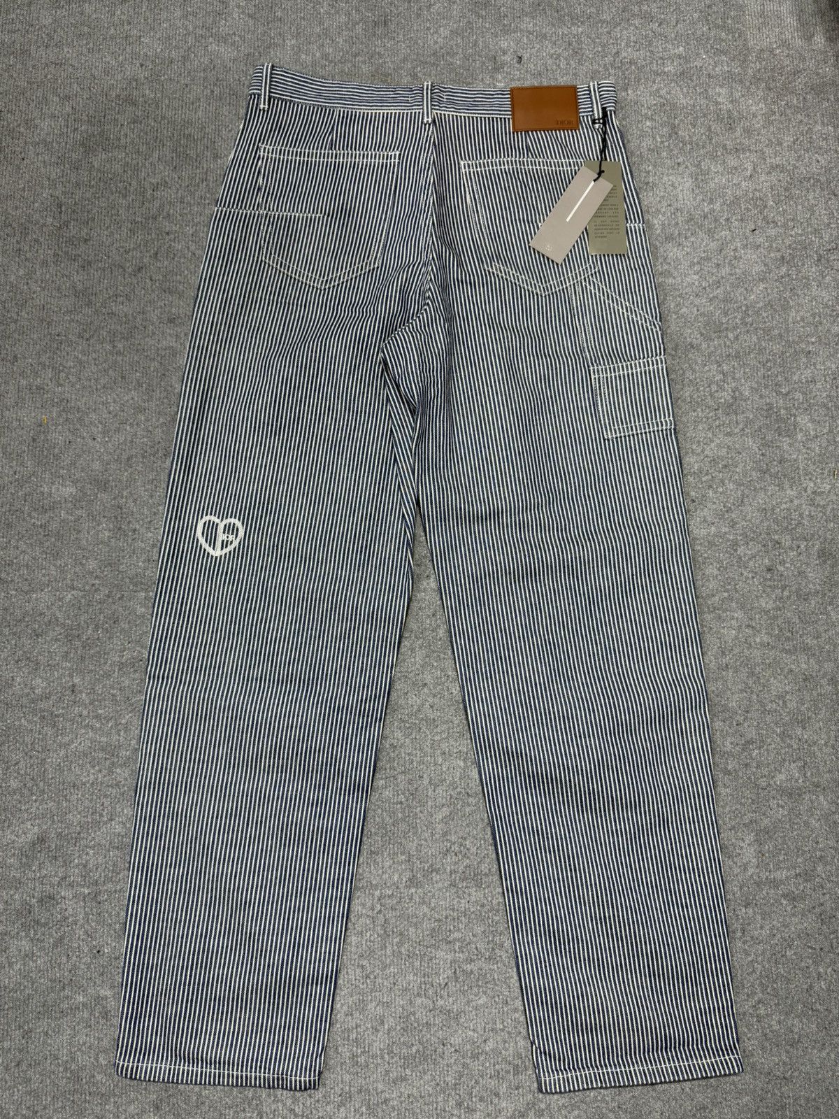 Dior Dior - Striped Carpenter - Heart CD embossed - Pants Size US 31 - 1 Thumbnail
