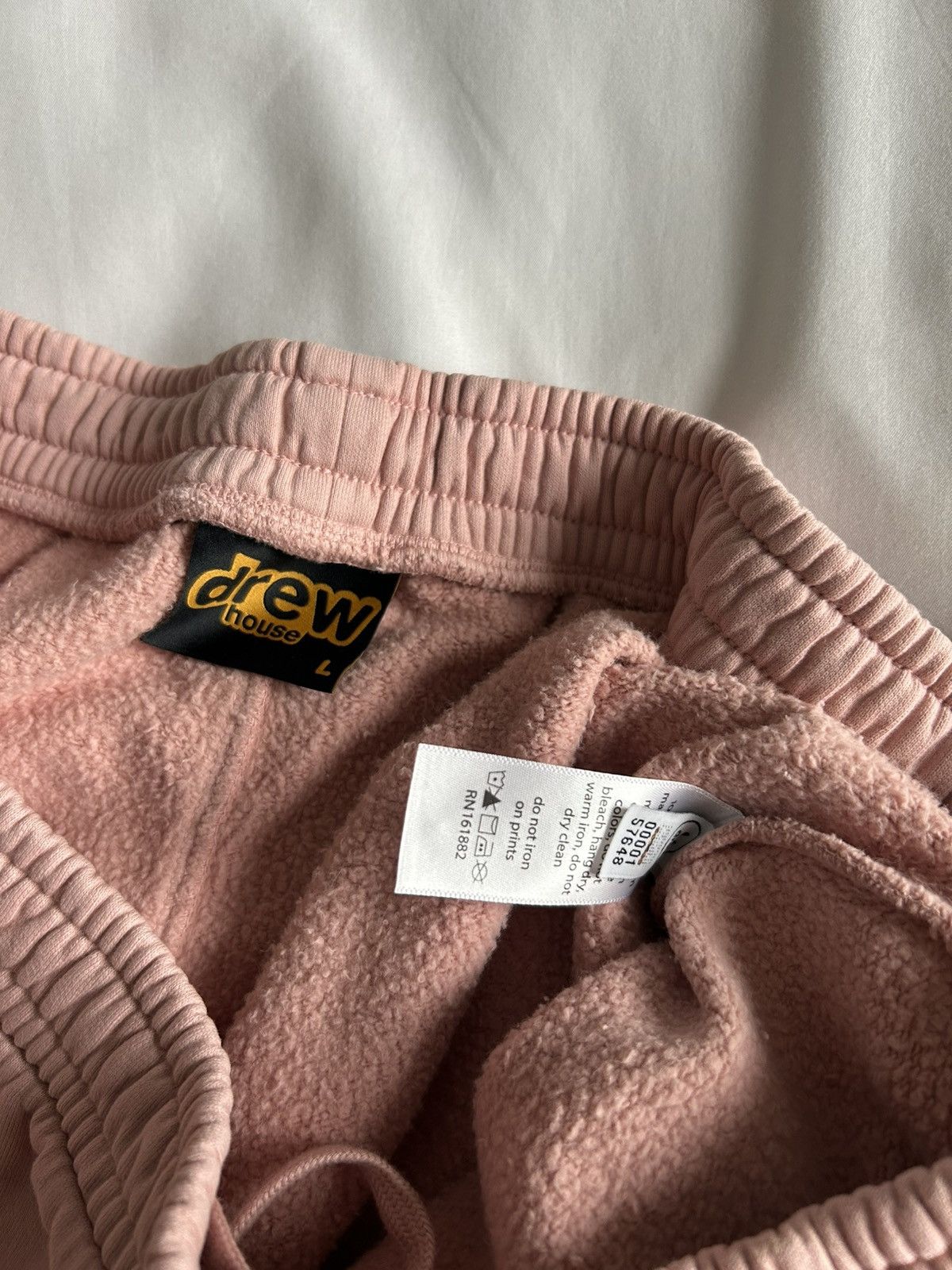 Drew House × Justin Bieber Drew House Secret Sweatshorts Dusty Rose Large Size US 33 - 6 Thumbnail