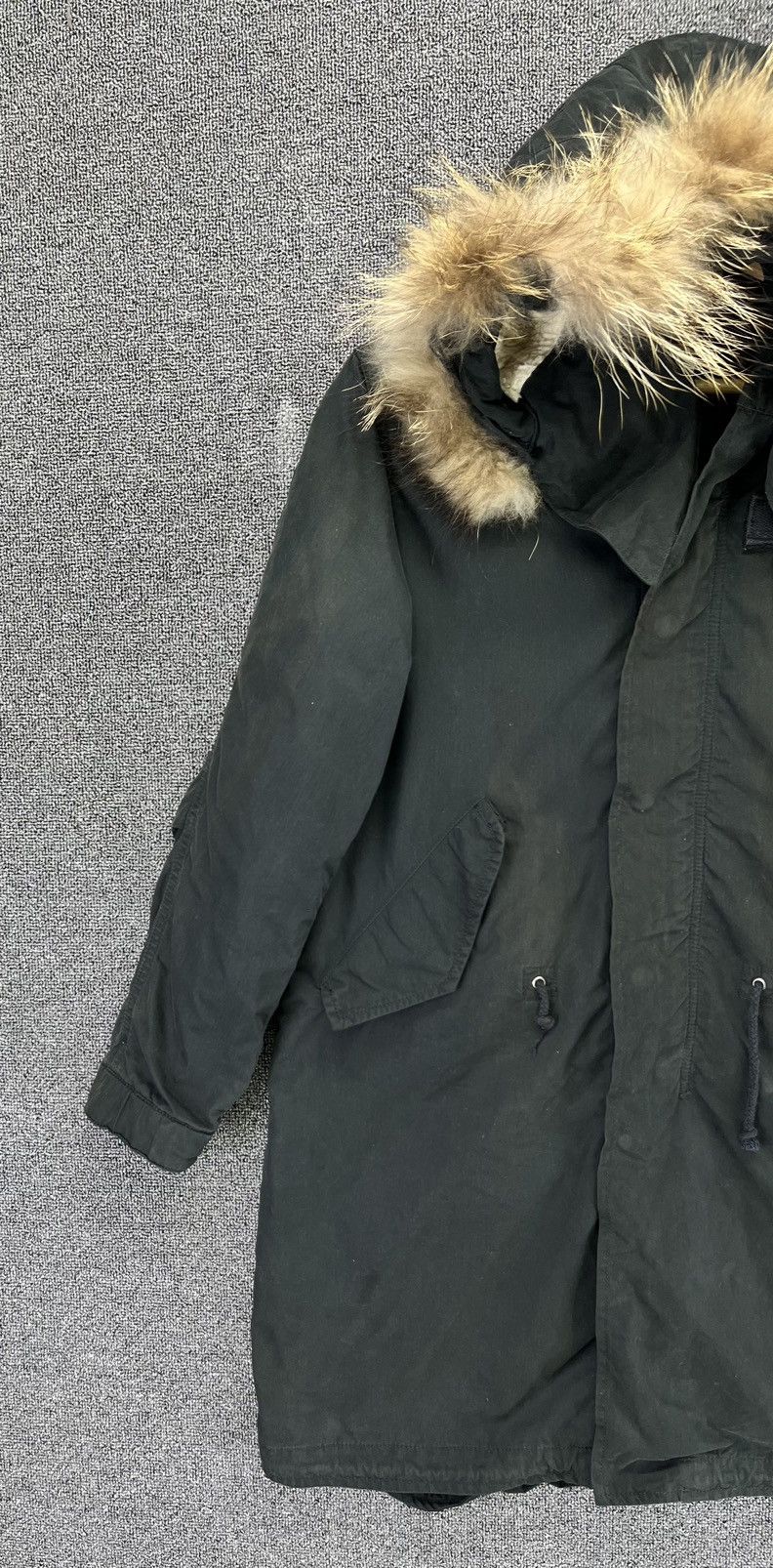 Avirex Vintage Avirex MFG Fur Hoodie Parka Rare Jacket Size S / US 4 / IT 40 - 3 Thumbnail