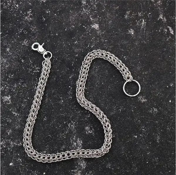 Vintage Keychain Metal Wallet Belt Chain Size ONE SIZE - 3 Thumbnail