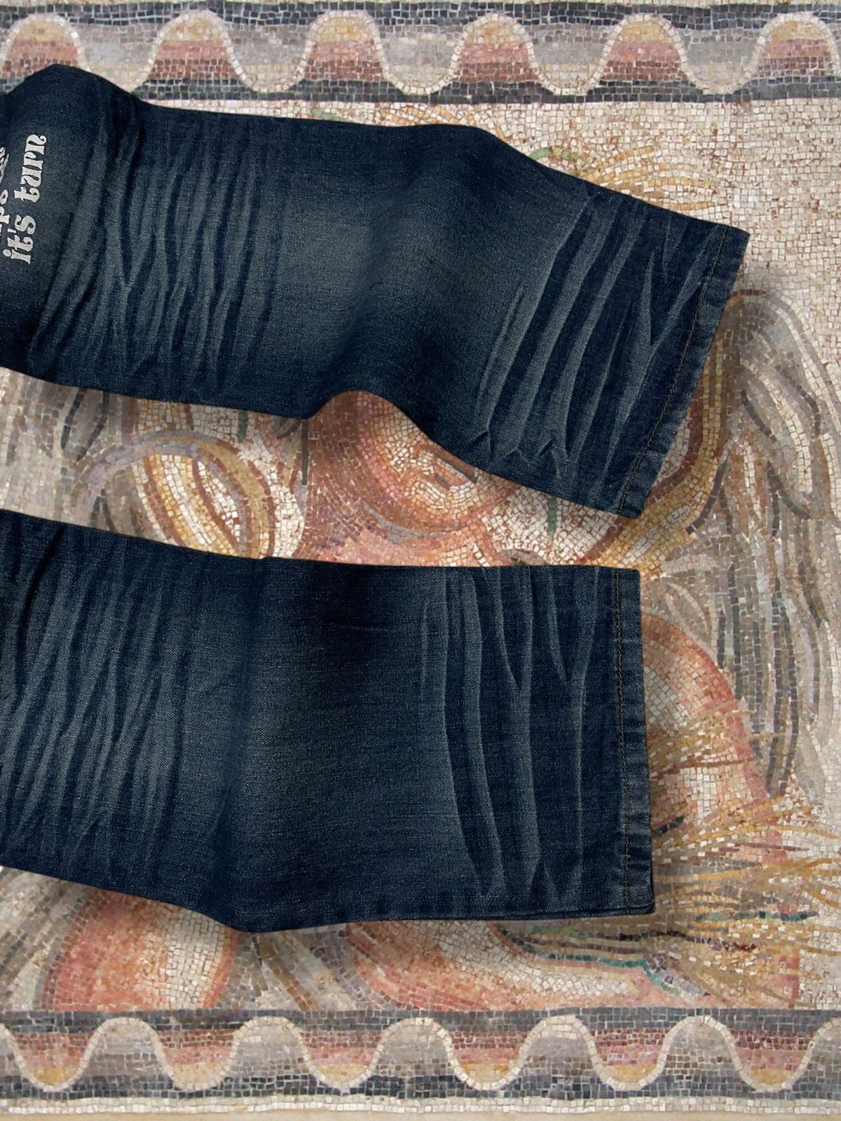 Hysteric Glamour Vintage 90s Japan Designer Sunny Smith Patchwork Fancy Denim Size US 30 / EU 46 - 16 Thumbnail