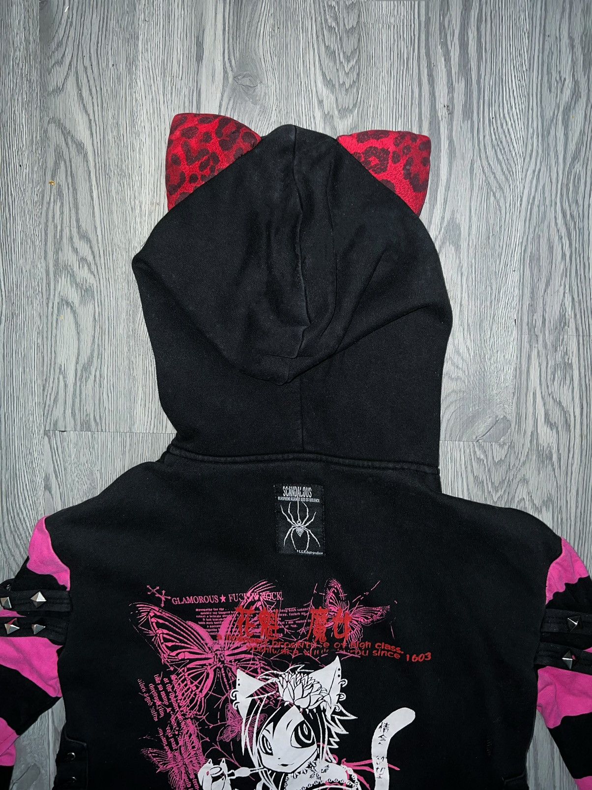 Mari's Rock Maris RockCat Ear hoodie 🖤💗 Size S / US 4 / IT 40 - 11 Thumbnail