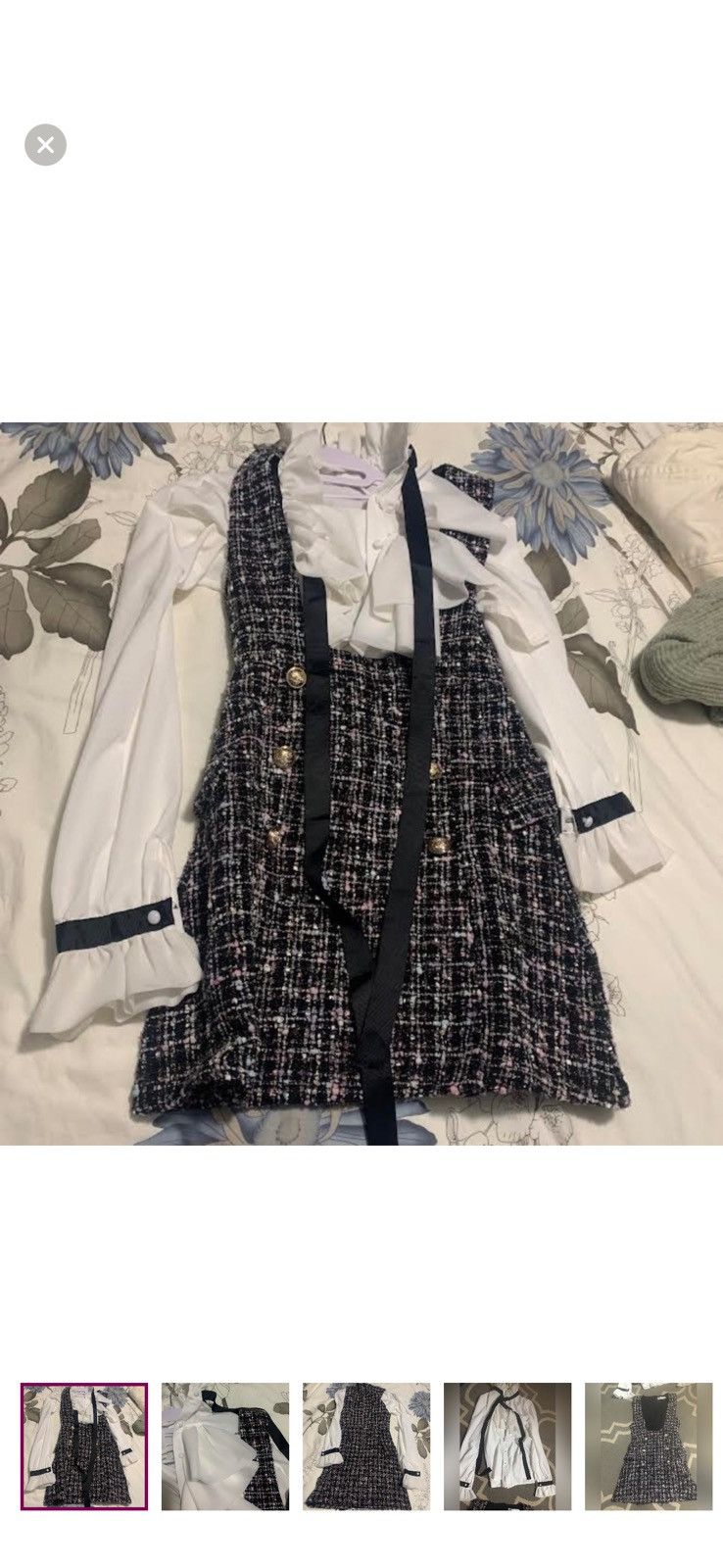 Other Tweed Dress Size 25" / US 0 / IT 36 - 1 Thumbnail