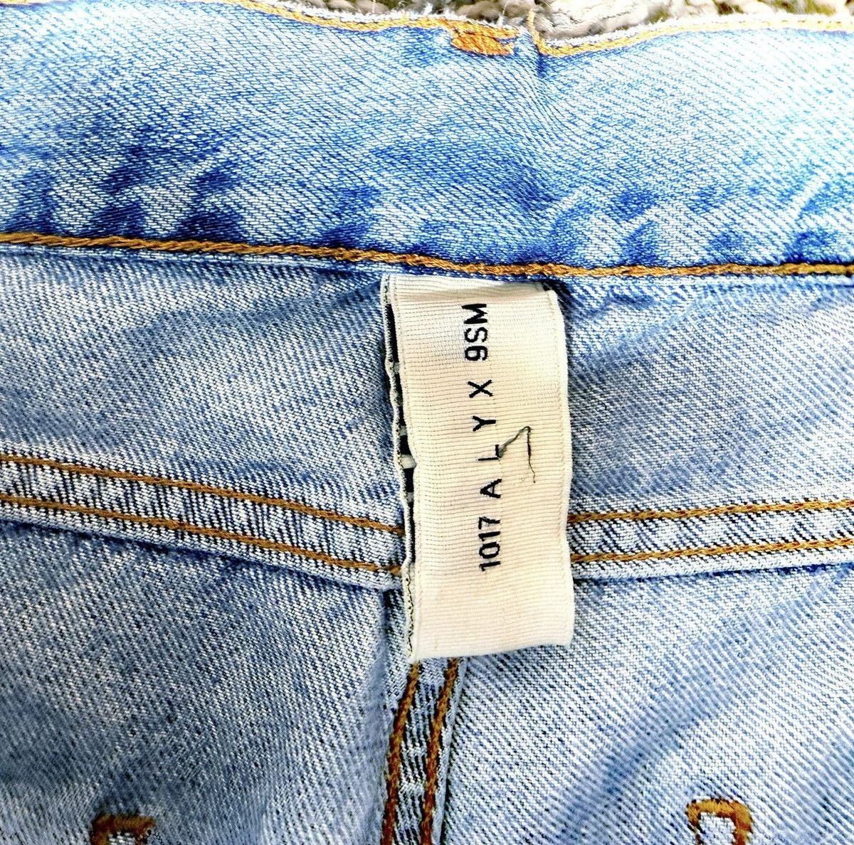 1017 ALYX 9SM Thorn Distressed Denim Size US 32 / EU 48 - 3 Thumbnail