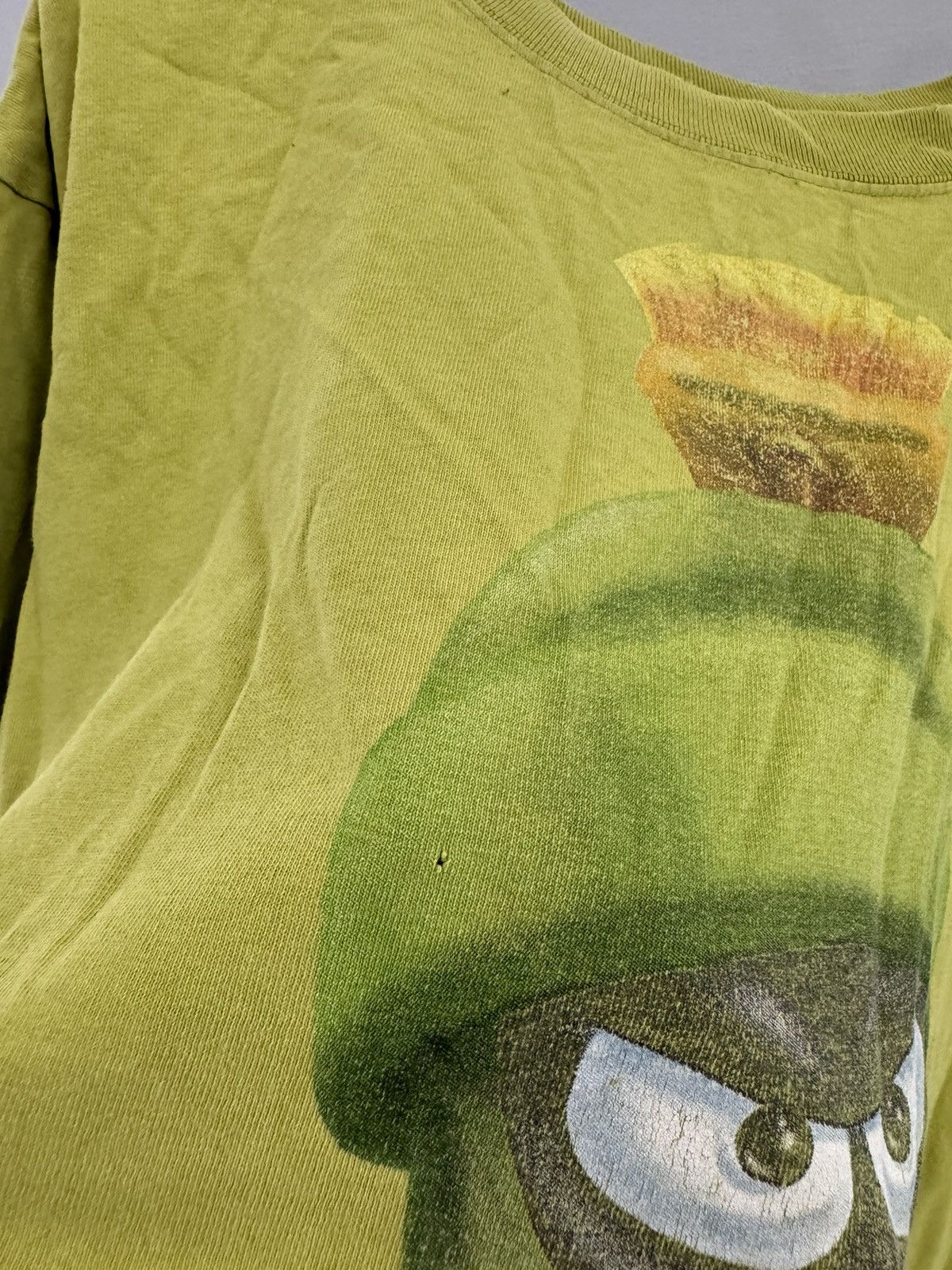 Vintage × Warner Bros VINTAGE 90s MARVIN THE MARTIAN AOP TEE SHIRT GREEN XL Size US L / EU 52-54 / 3 - 8 Thumbnail
