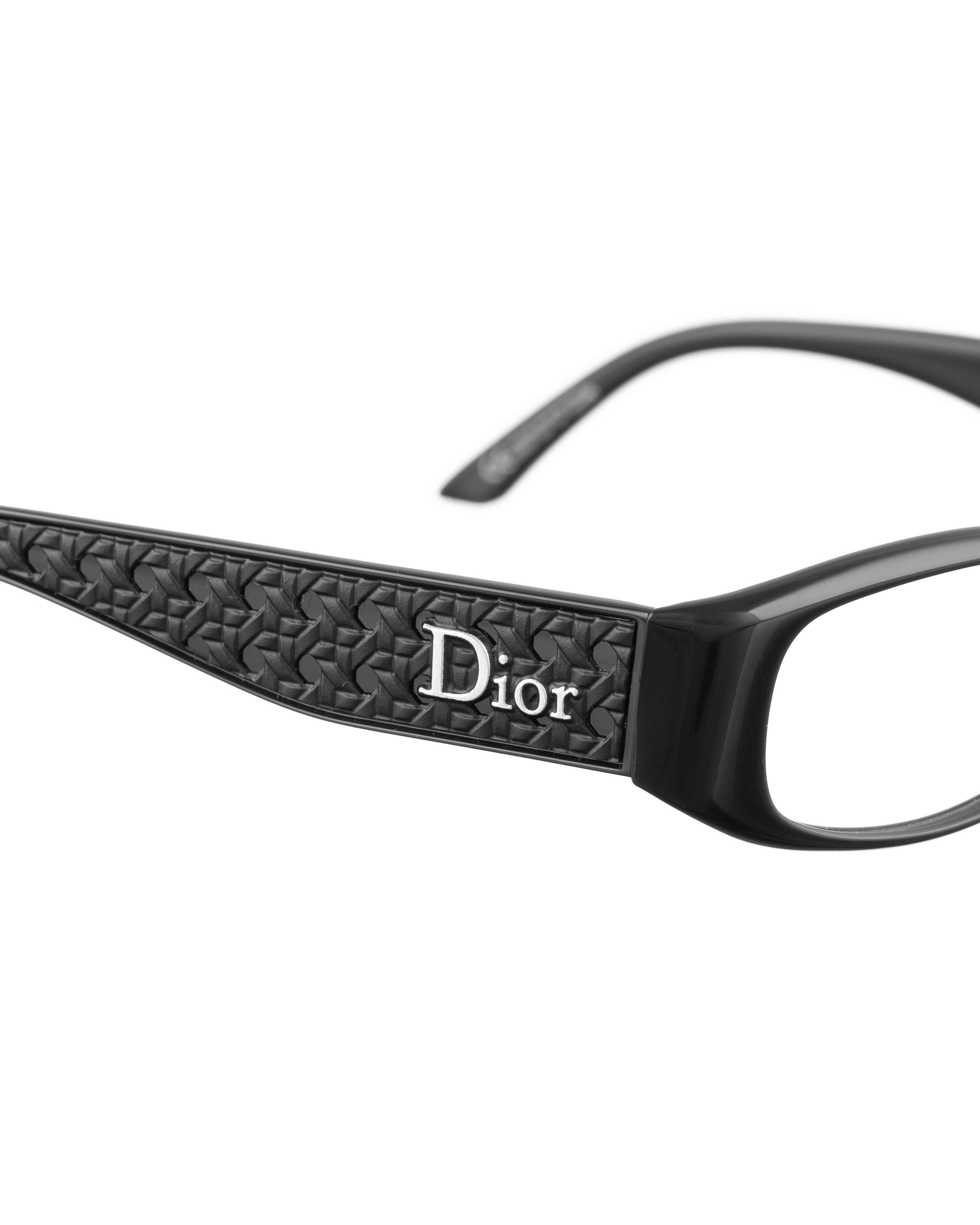 Dior Dior 00s Black Classic Glasses with Vienesse Braid Temples Size ONE SIZE - 2 Thumbnail
