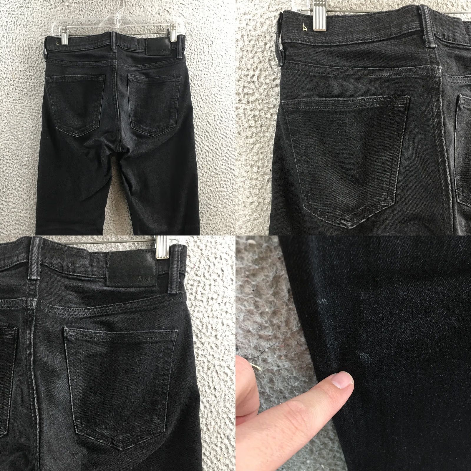 Abercrombie & Fitch Abercrombie & Fitch Felix Super Skinny Jeans Womens 30x28.5 Black Size 29" - 9 Thumbnail