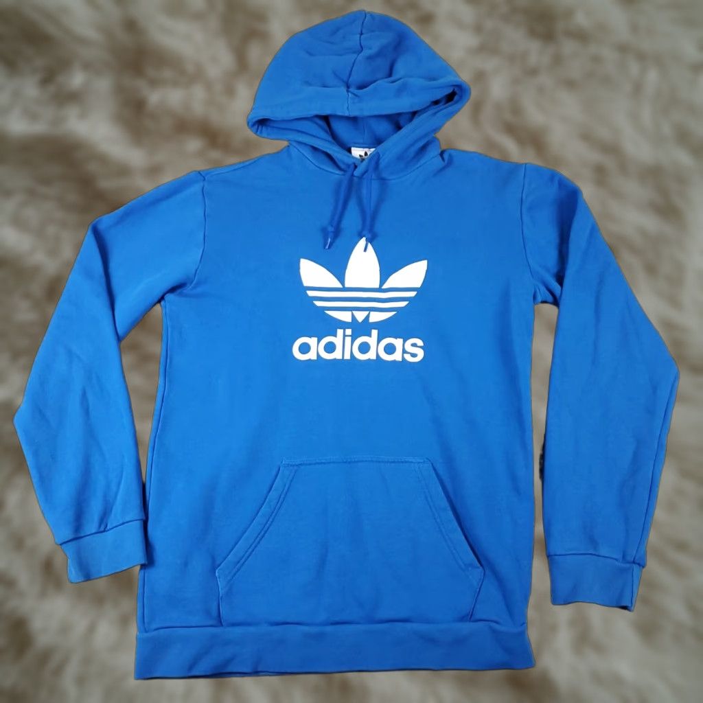 Adidas VINTAGE Adidas Hoodie Pullover Mens Small Blue Casual Sports Modern All Seasons Size US S / EU 44-46 / 1 - 1 Thumbnail