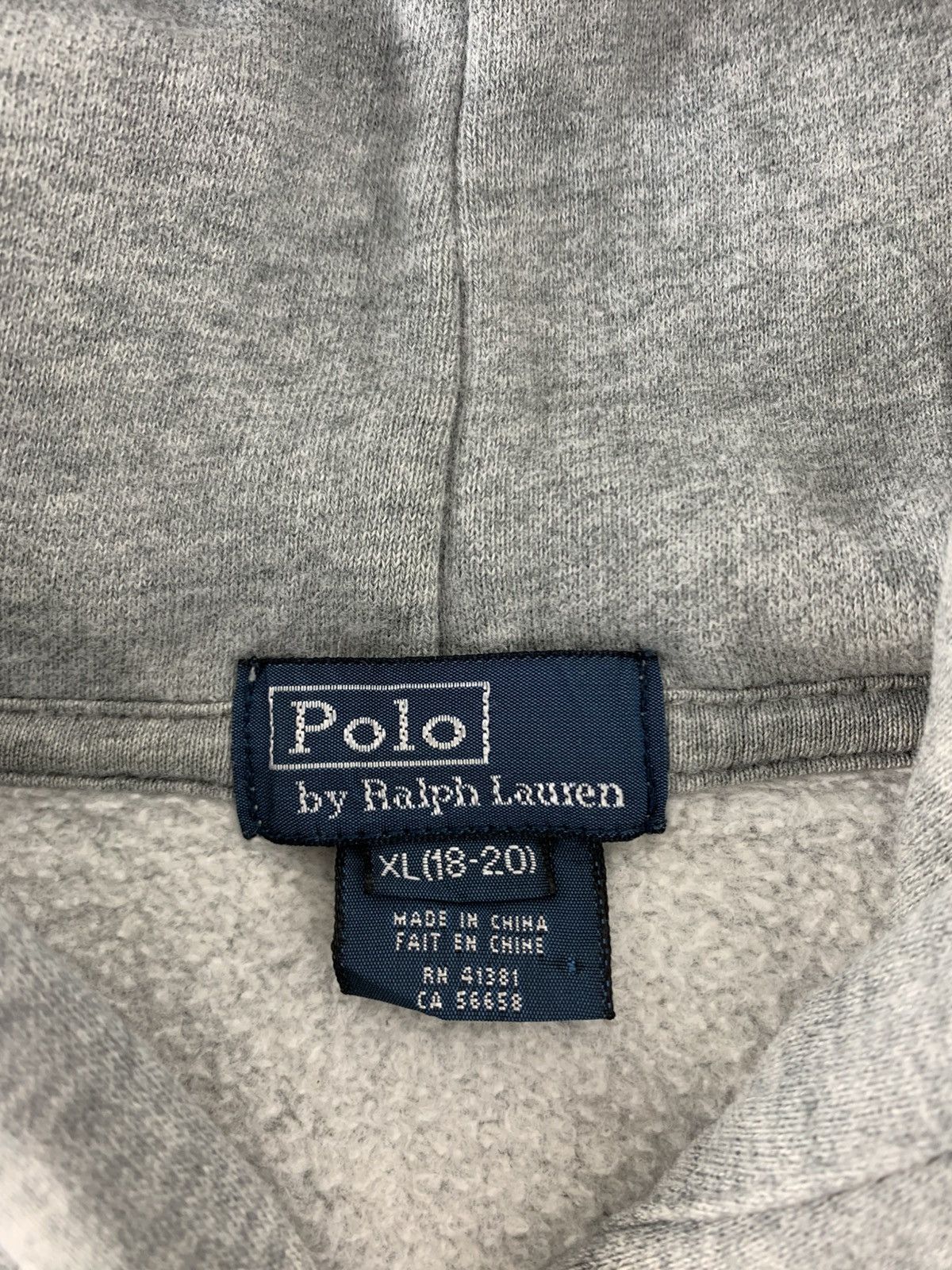 Polo Ralph Lauren Polo by Ralph Lauren Hoodies Big Front Pocket Printed Size XL / US 12-14 / IT 48-50 - 5 Thumbnail