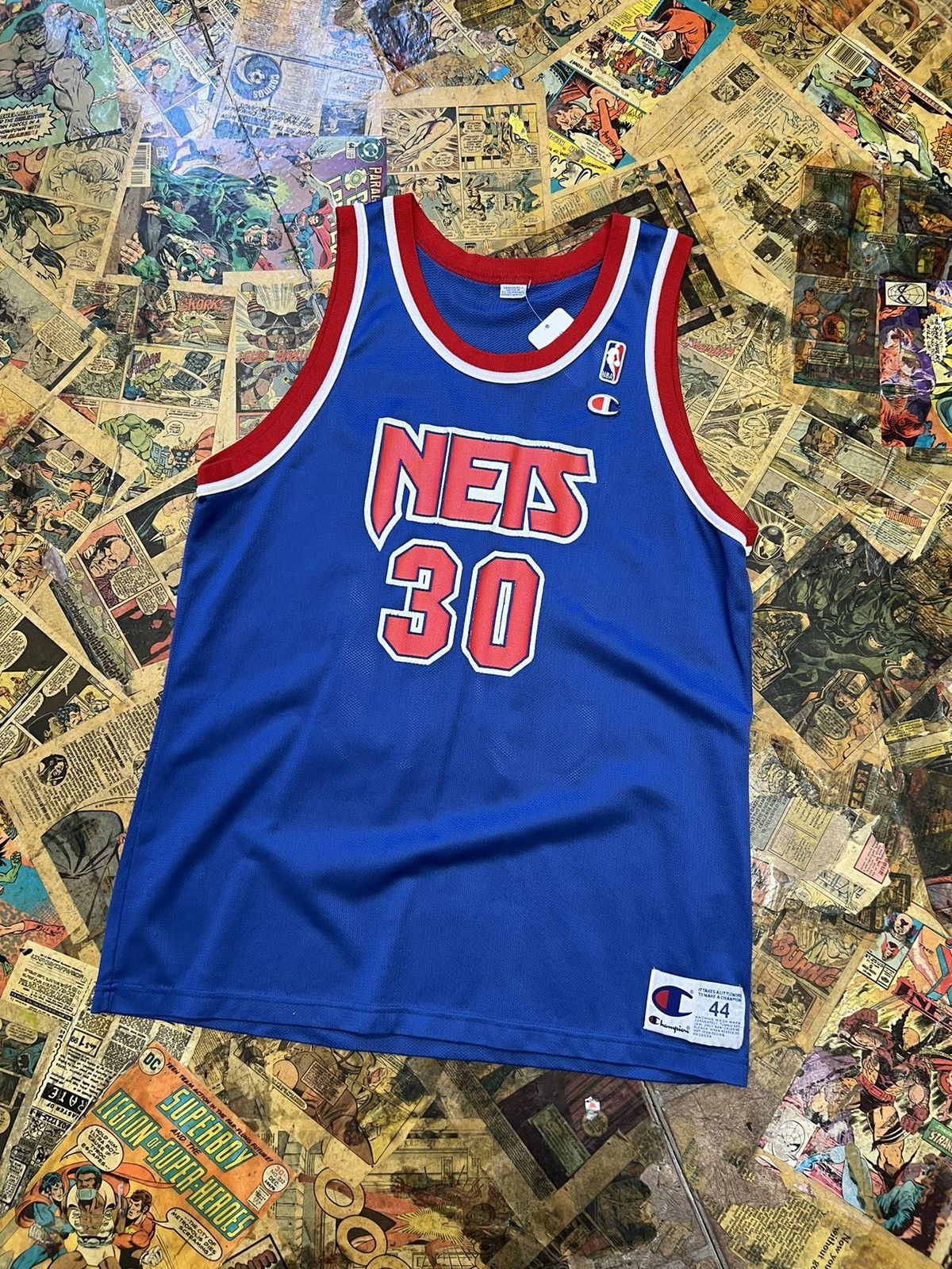 Champion × Vintage Vintage Champion New Jersey Nets Kerry Kittles jersey Size US S / EU 44-46 / 1 - 1 Thumbnail