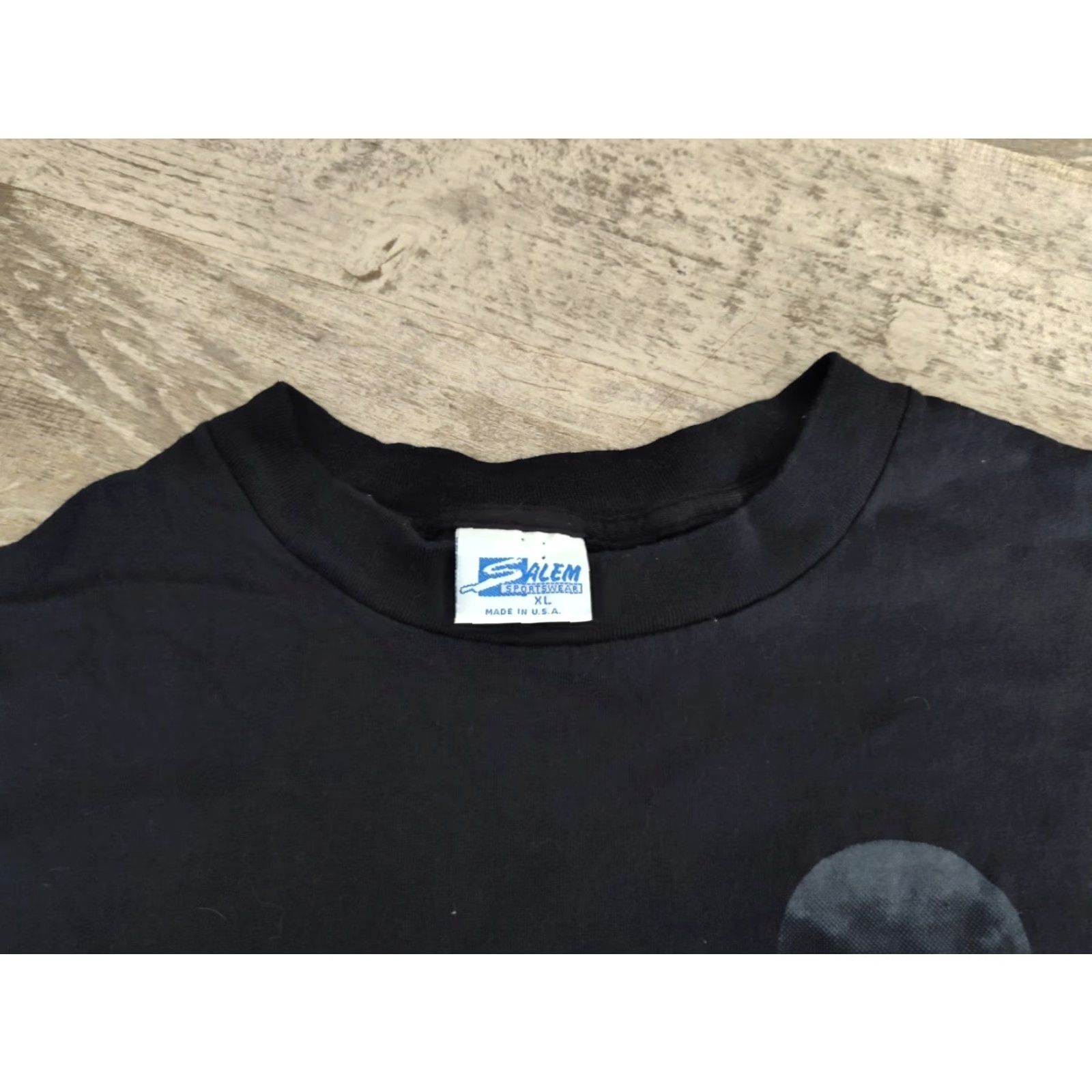 Salem Sportswear VINTAGE Salem Sportswear Detroit Tigers T-Shirt Men XL Black Single Stitch MLB Baseball 90s Size US XL / EU 56 / 4 - 5 Thumbnail