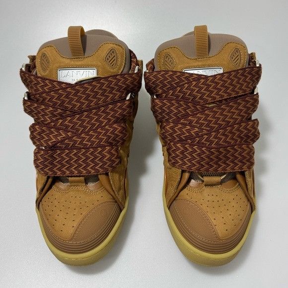 Lanvin Lanvin Curb Skate Sneakers Cumin Tan Men’s EU 44/US 11 Size US 11 / EU 44 - 2 Thumbnail