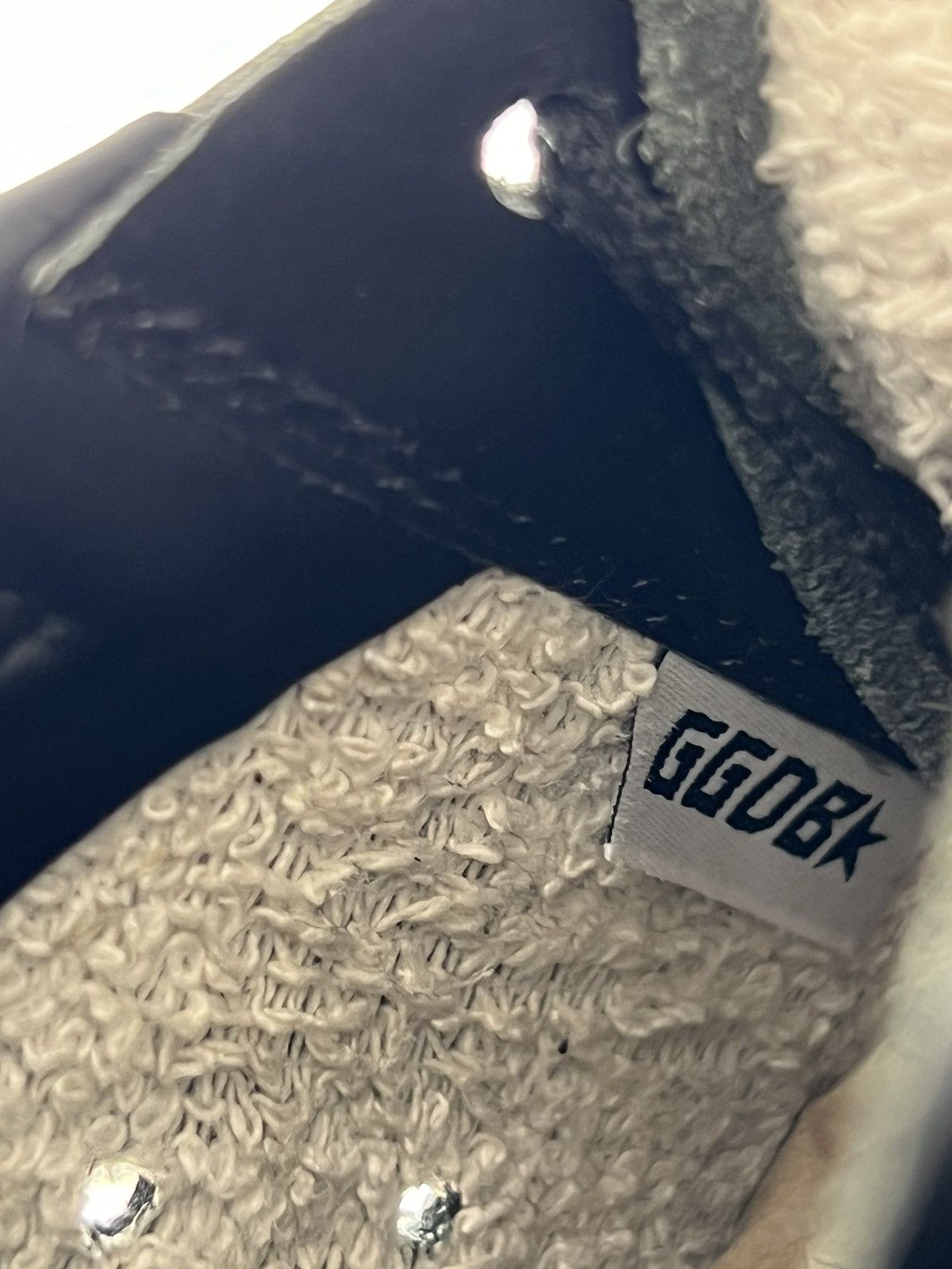 Golden Goose Golden Goose Stardan Black Leather/Mesh Gold Sneakers Size US 8 / IT 38 - 19 Thumbnail
