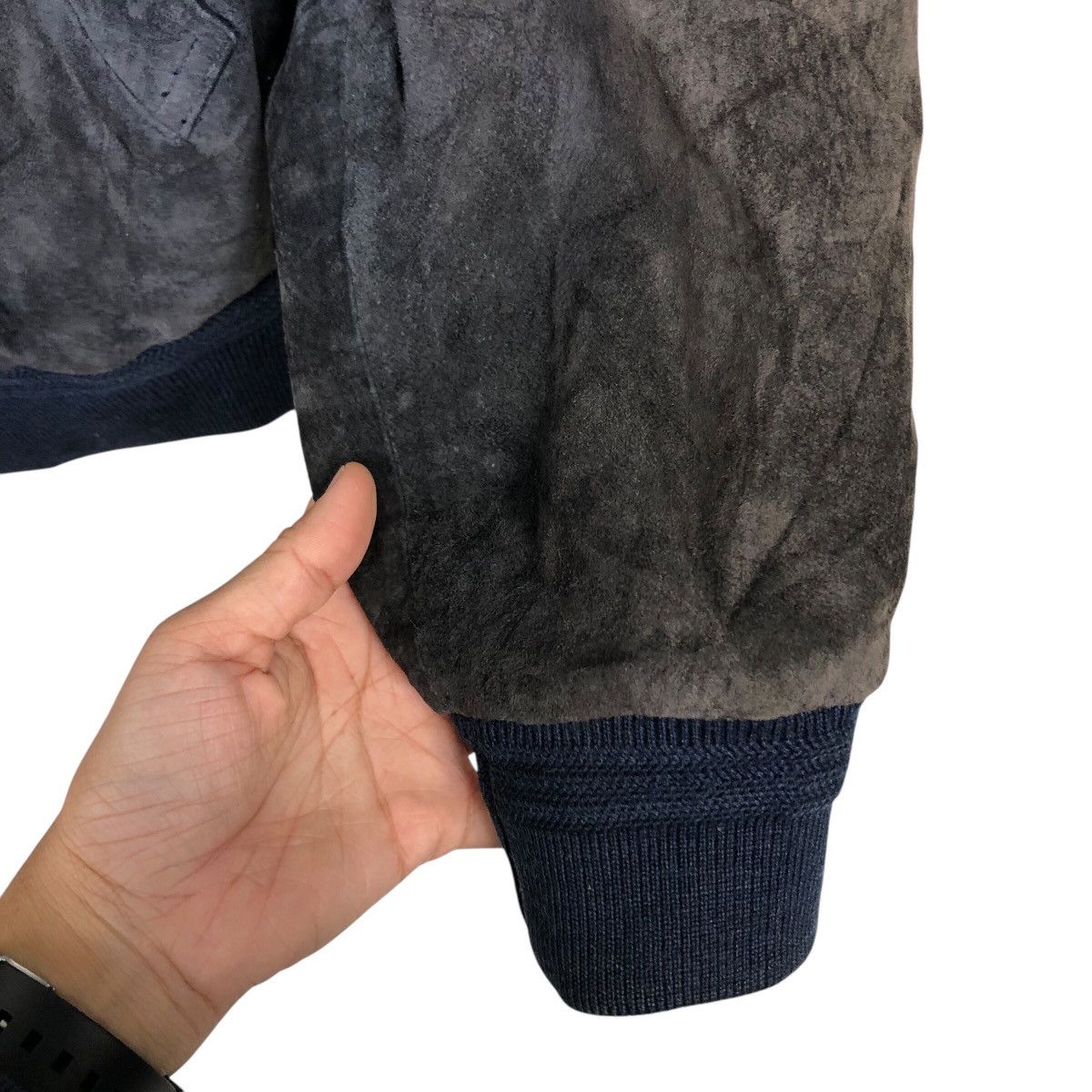 Japanese Brand 📌Vintage Bomber Leather Jacket Jun Men Suede Issey Miyake Size US M / EU 48-50 / 2 - 16 Thumbnail