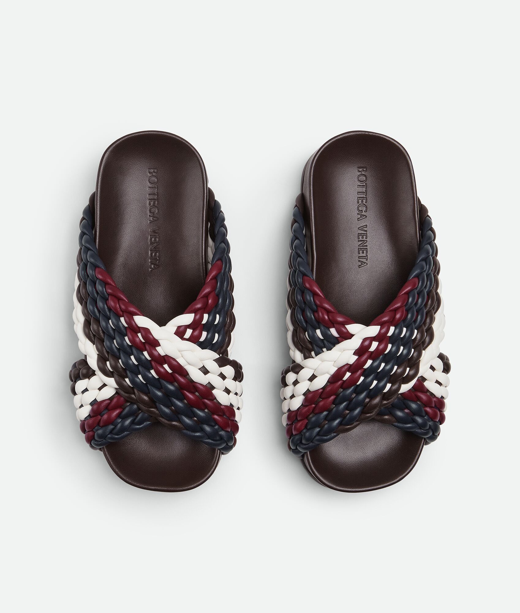 Bottega Veneta o1loc1c0125 729889 Tarik Flat Sandals in Multicolor Size US 8 / IT 38 - 4 Thumbnail