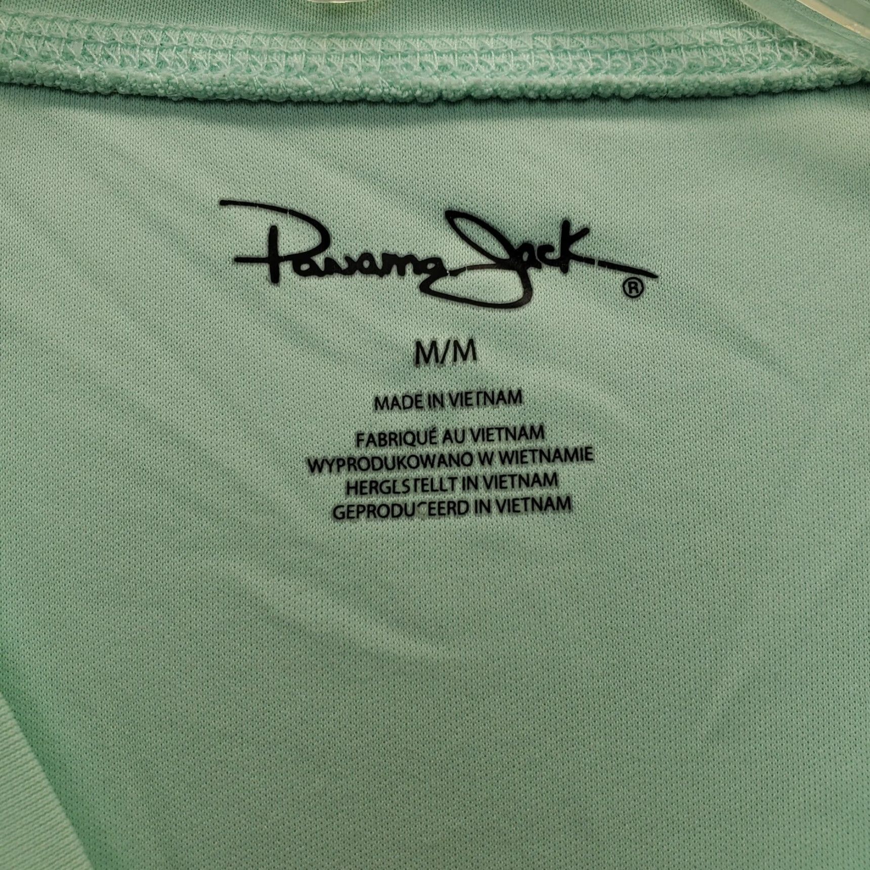Panama Jack Panama Jack Mens T-Shirt Shirt Long Sleeve Crew Neck Green Quick Dry Wicking Size US M / EU 48-50 / 2 - 6 Thumbnail