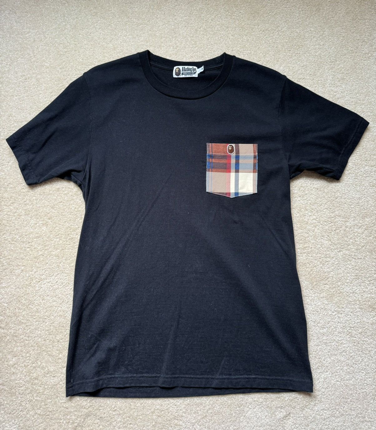 Bape Plaid pocket T-Shirt Size US M / EU 48-50 / 2 - 1 Thumbnail