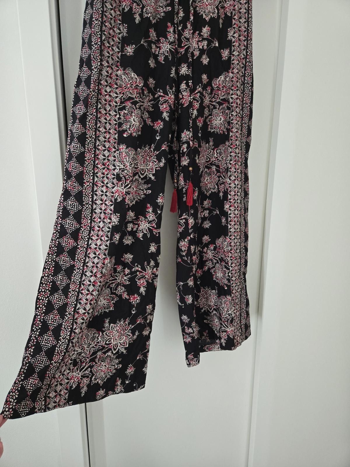 Other Francesca's Collection Flowy Wide Leg Boho Pants Size 28" / US 6 / IT 42 - 3 Thumbnail
