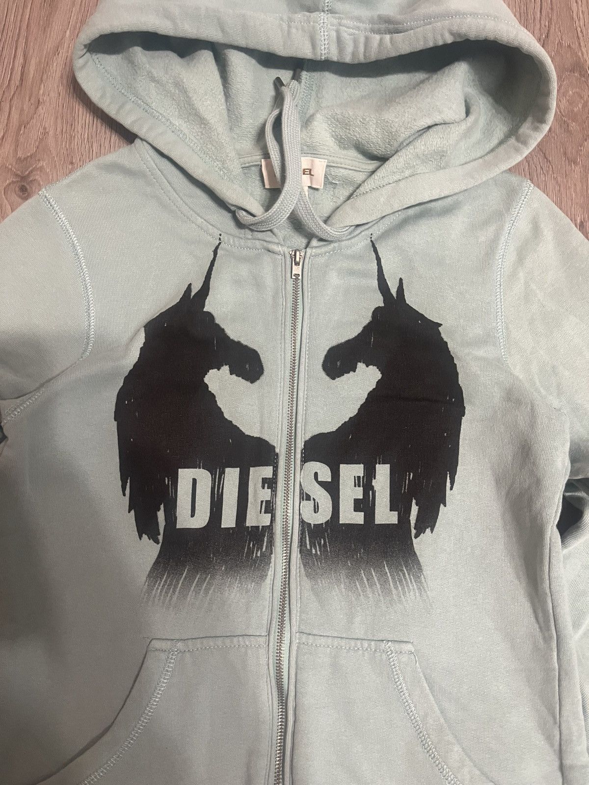 Diesel × Vintage Diesel vintage big logo Y2K track jacket Size XS / US 0-2 / IT 36-38 - 2 Thumbnail