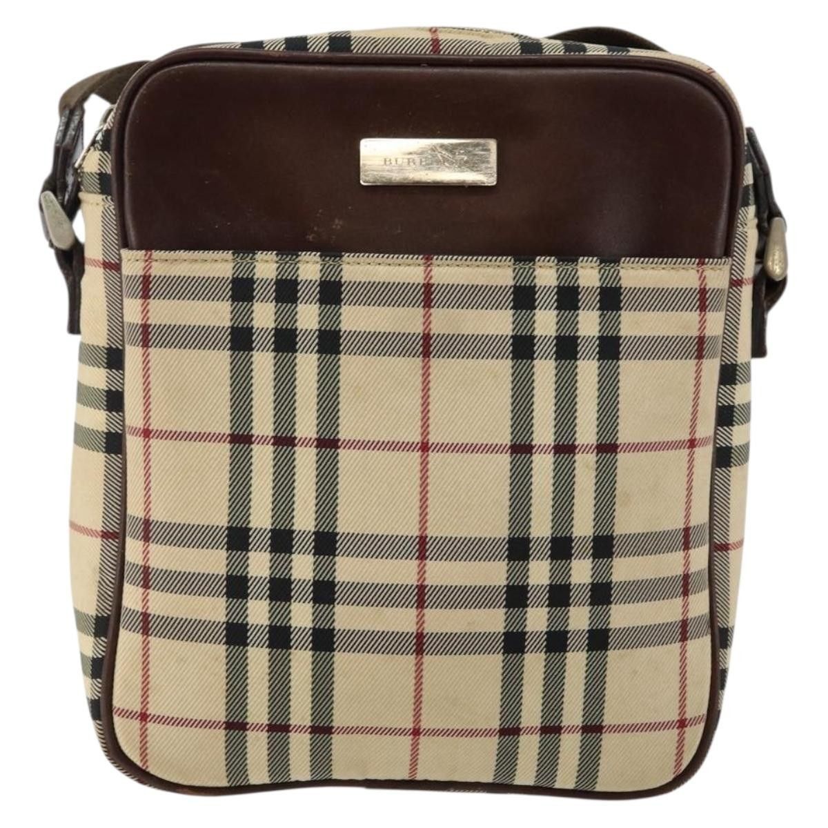 Burberry Burberry Zip Messenger Nova check Canvas and Leather Size ONE SIZE - 1 Thumbnail