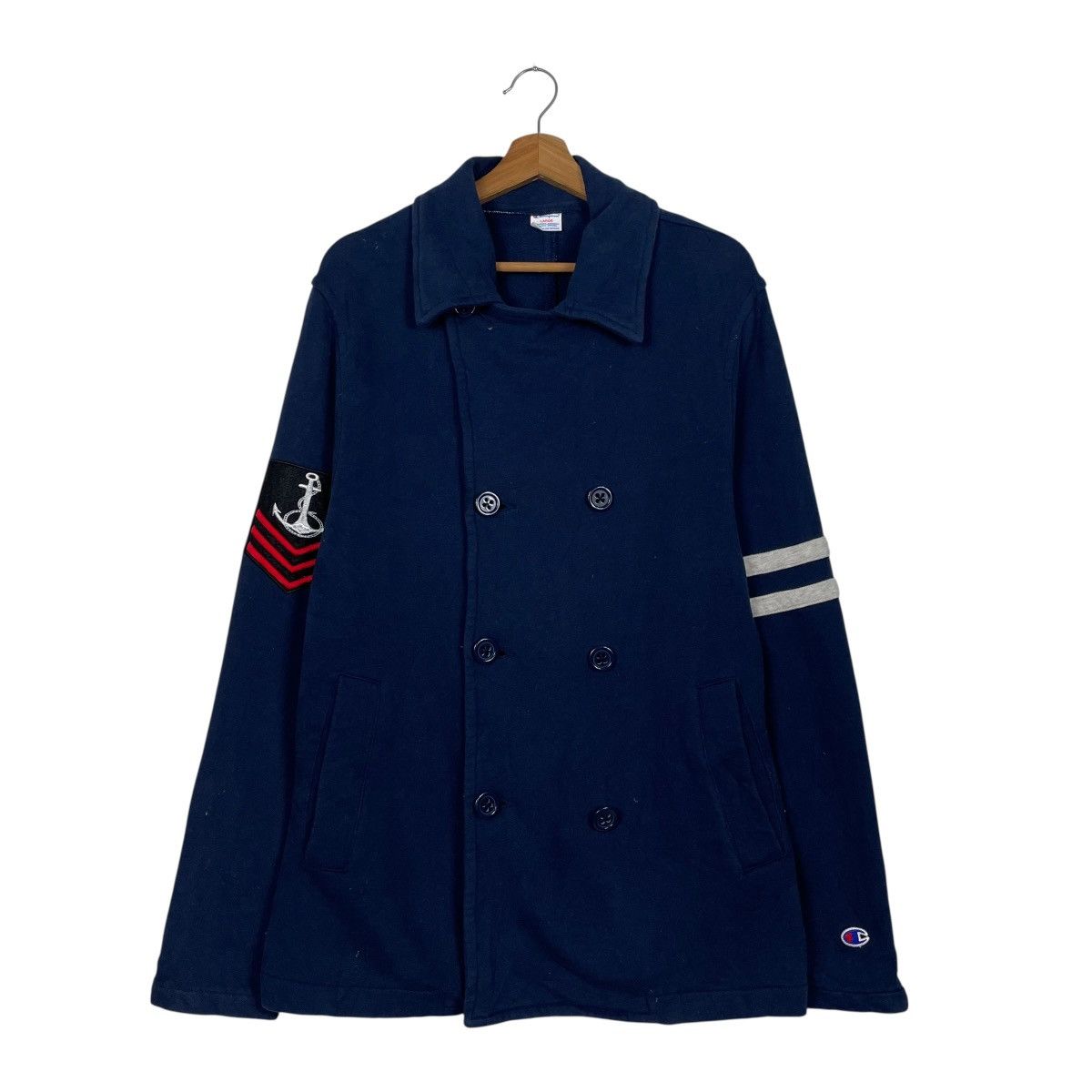 Champion Vintage Champion Double Breasted Navy Jacket Size US M / EU 48-50 / 2 - 1 Thumbnail