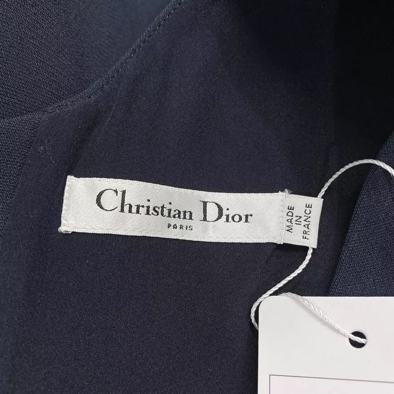 Dior Dior Dark blue V-neck dress Size S / US 4 / IT 40 - 7 Thumbnail
