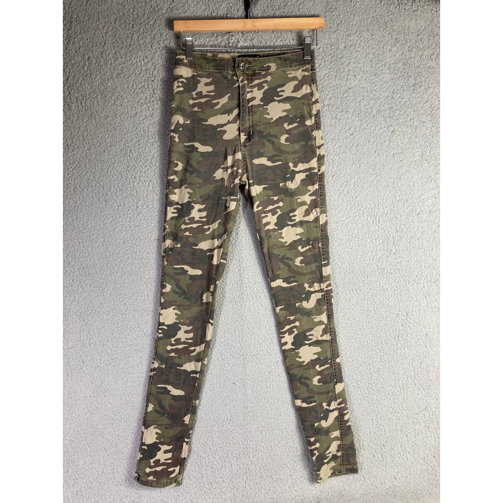 Other JC & JQ Women's Camo High Rise Skinny Jeans Size L Size 23" - 4 Thumbnail