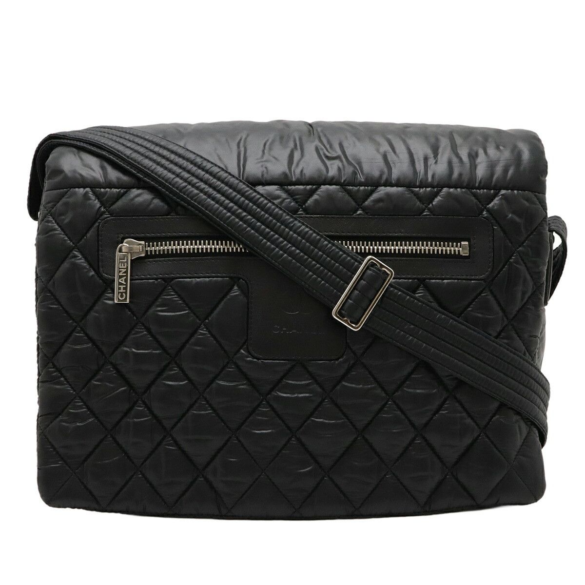 Chanel Chanel Chanel Coco Cocoon Nylon Leather Shoulder Bag Leather Shoulder Bag A48617 DUTY FREE for USA Size ONE SIZE - 1 Thumbnail