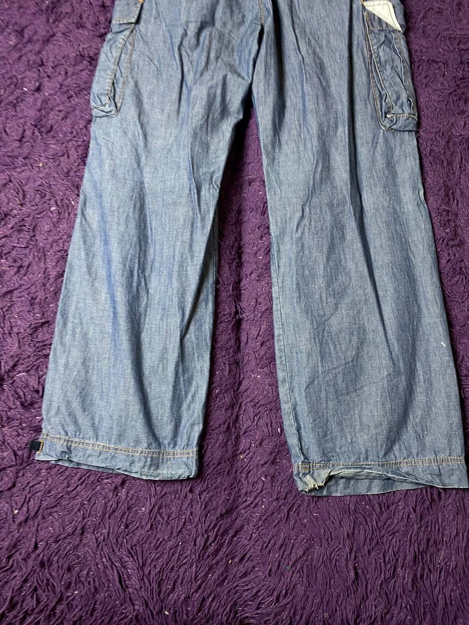 Ferre Vintage 90s Ferre Jeans crazy cargo denim pants with zippers Size 34" / US 12 / IT 48 - 18 Thumbnail