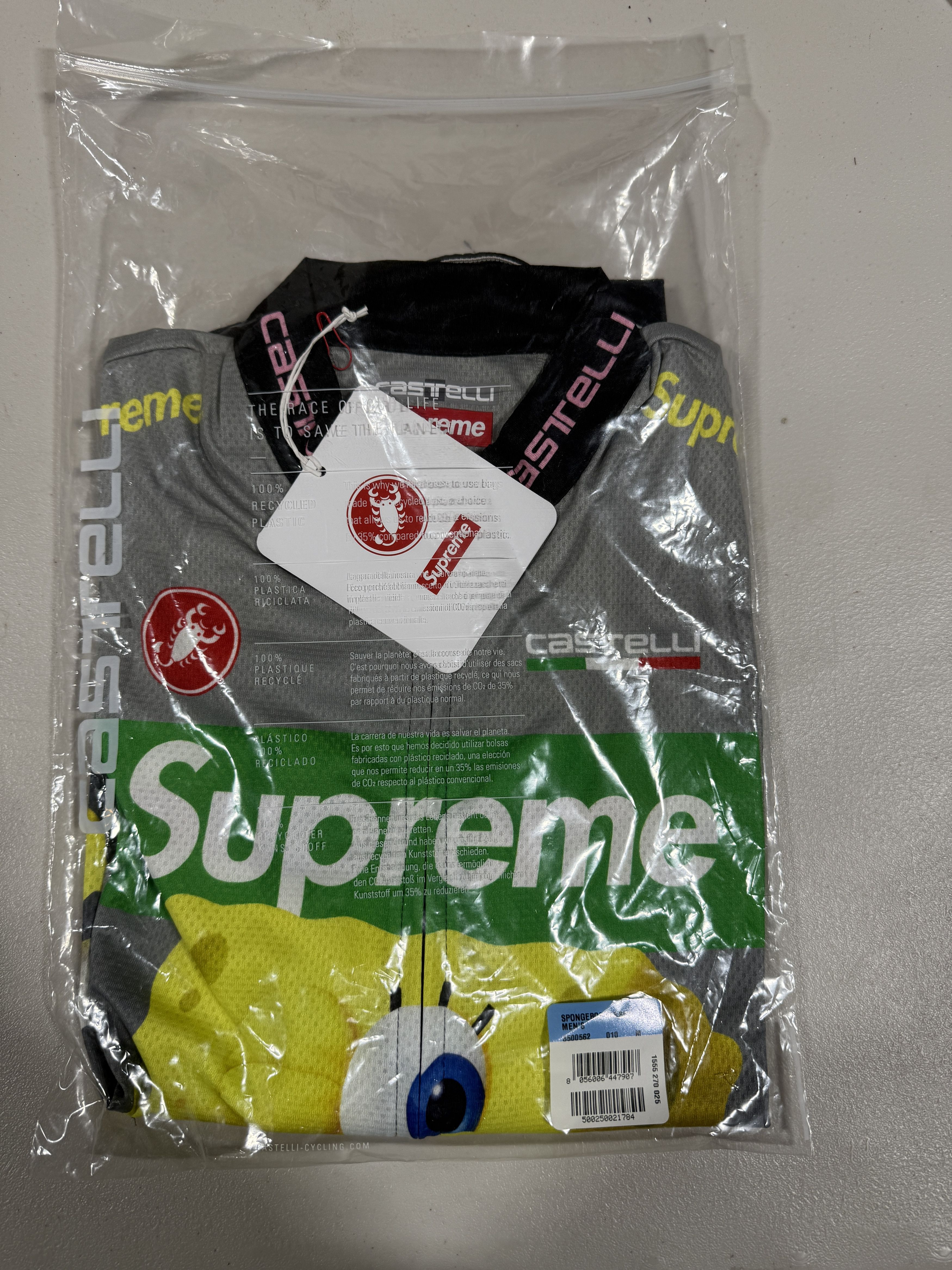 Supreme Supreme SpongeBob SquarePants Castelli L/S Cycling Black M Size US M / EU 48-50 / 2 - 3 Thumbnail
