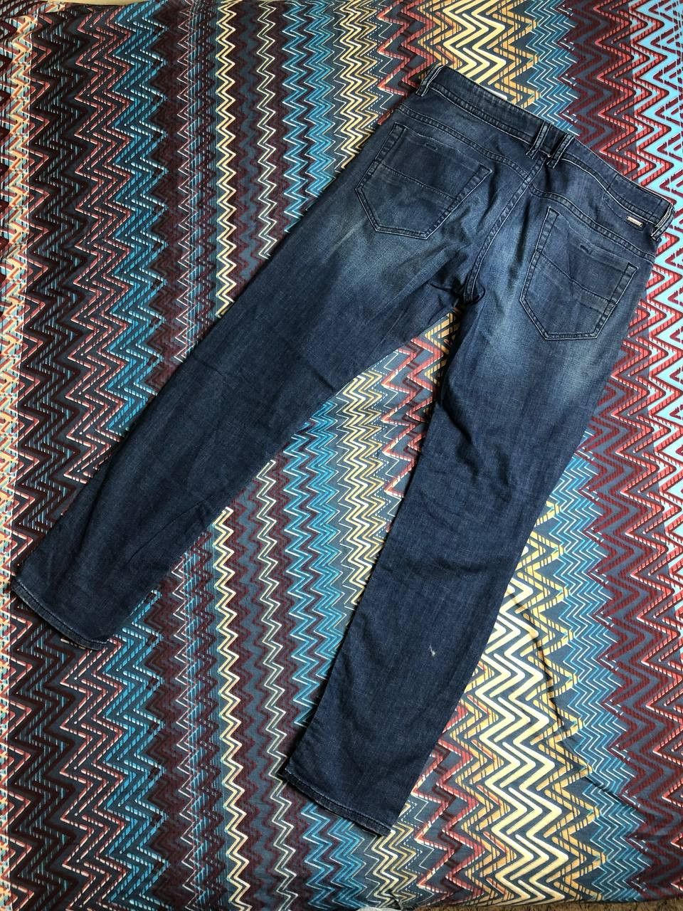 Diesel × Vintage Vintage Diesel Y2K distressed Flare denim pants Size US 34 / EU 50 - 18 Thumbnail
