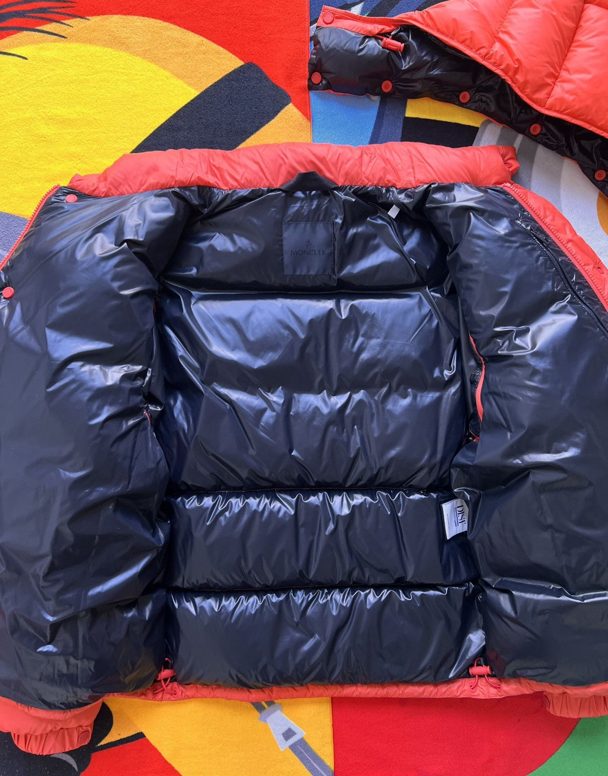 Moncler L Moncler Cyclone Short Down Jacket goose orange vest 2 jn 1 Size US L / EU 52-54 / 3 - 11 Thumbnail