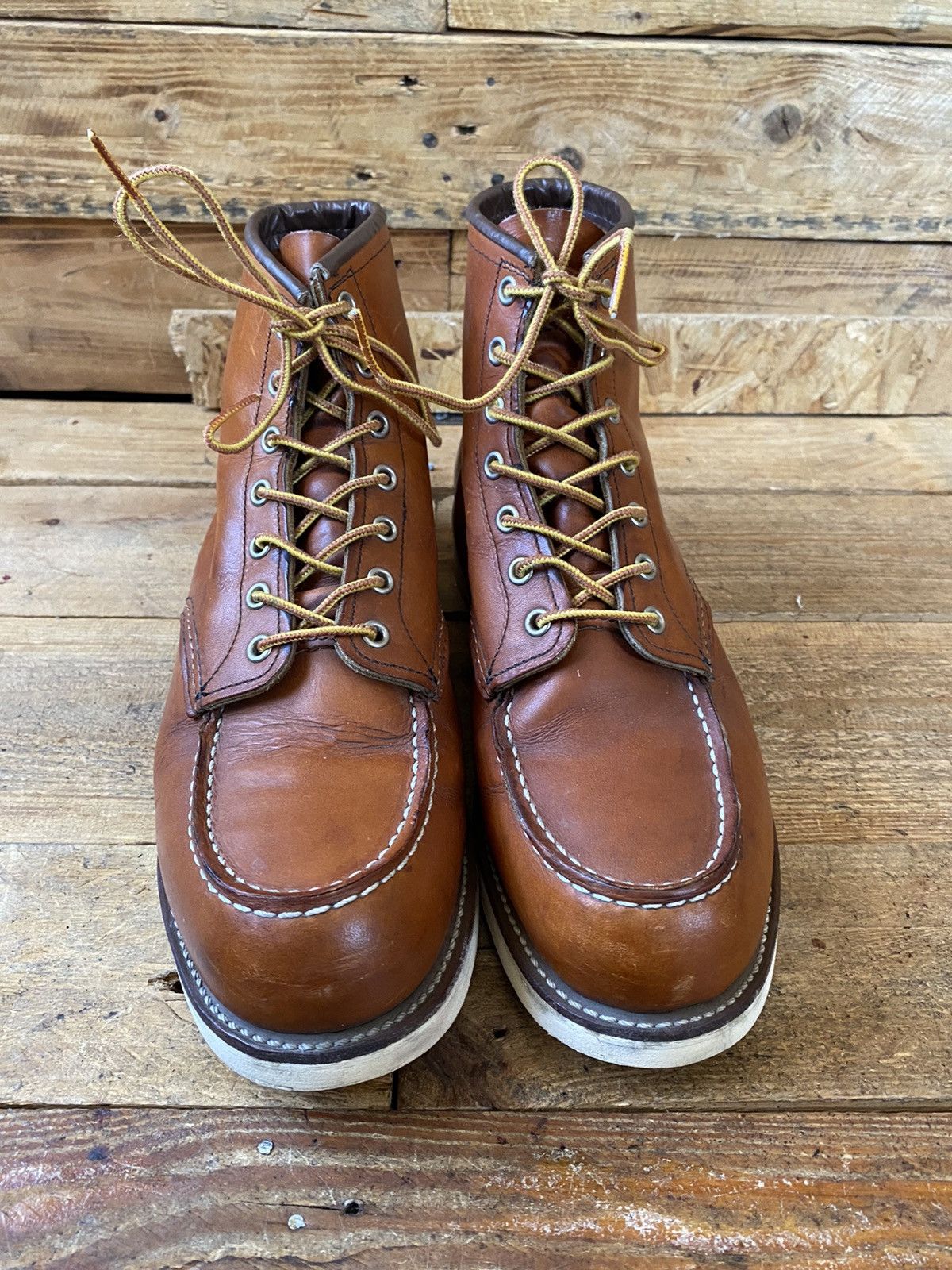 Red Wing Redwing moc-toe brown leather shoes style 875 US11 Size US 11 / EU 44 - 9 Thumbnail