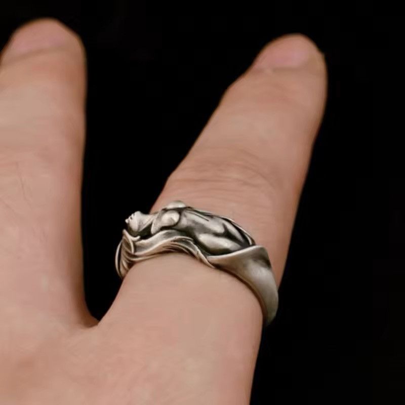 Jewelry Nude Women Retro Ring Size ONE SIZE - 6 Thumbnail
