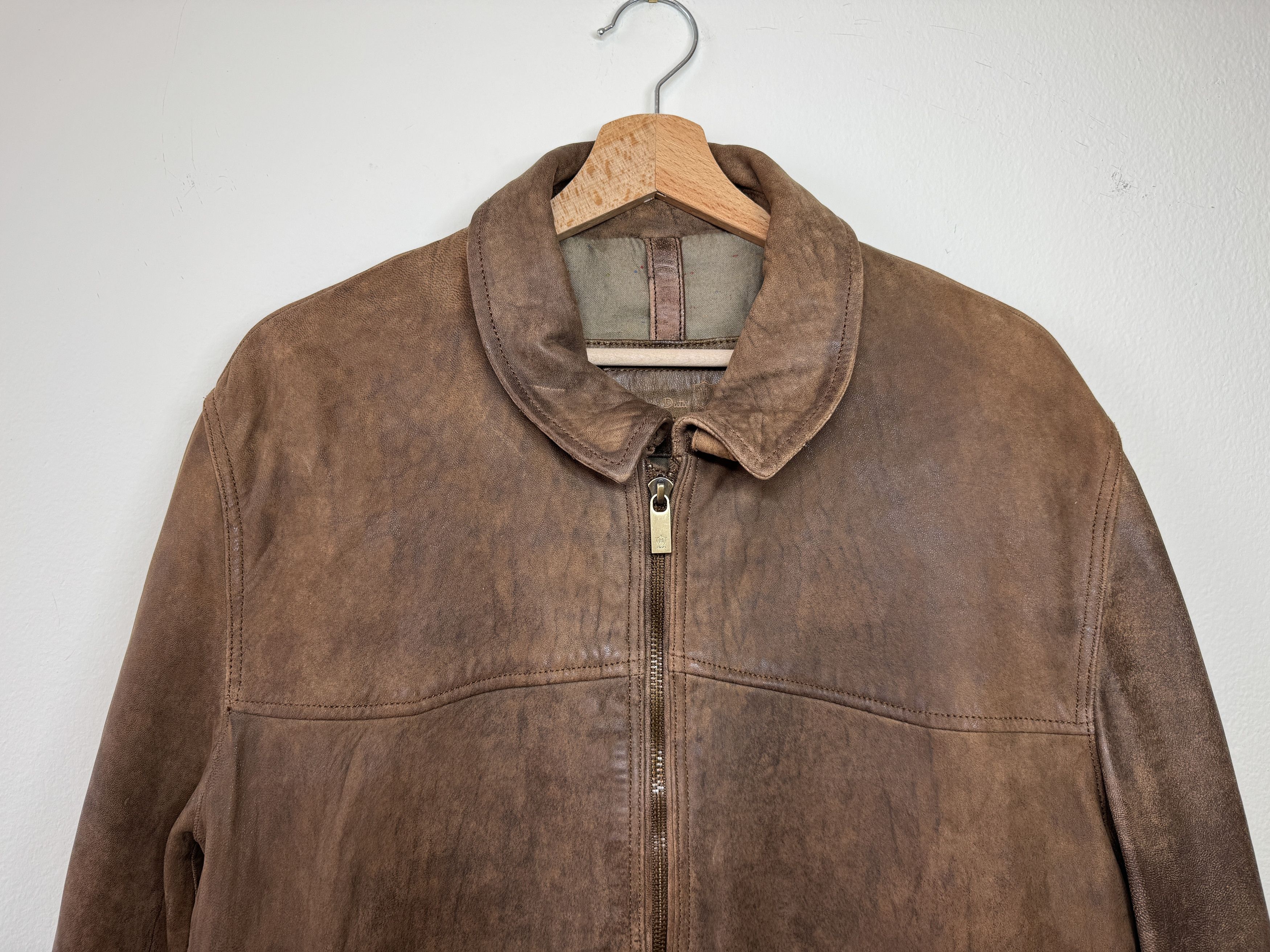 Massimo Dutti Massimo Dutti lamb sheep leather jacket brown XXL Size US XXL / EU 58 / 5 - 2 Thumbnail