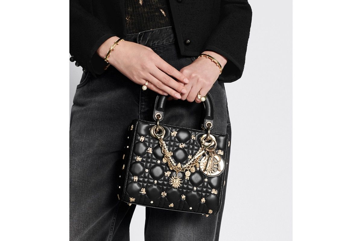 Dior o1bcso1str0226 Size:OS/Soleil Bag Jewelry in Golden/White Size ONE SIZE - 3 Thumbnail