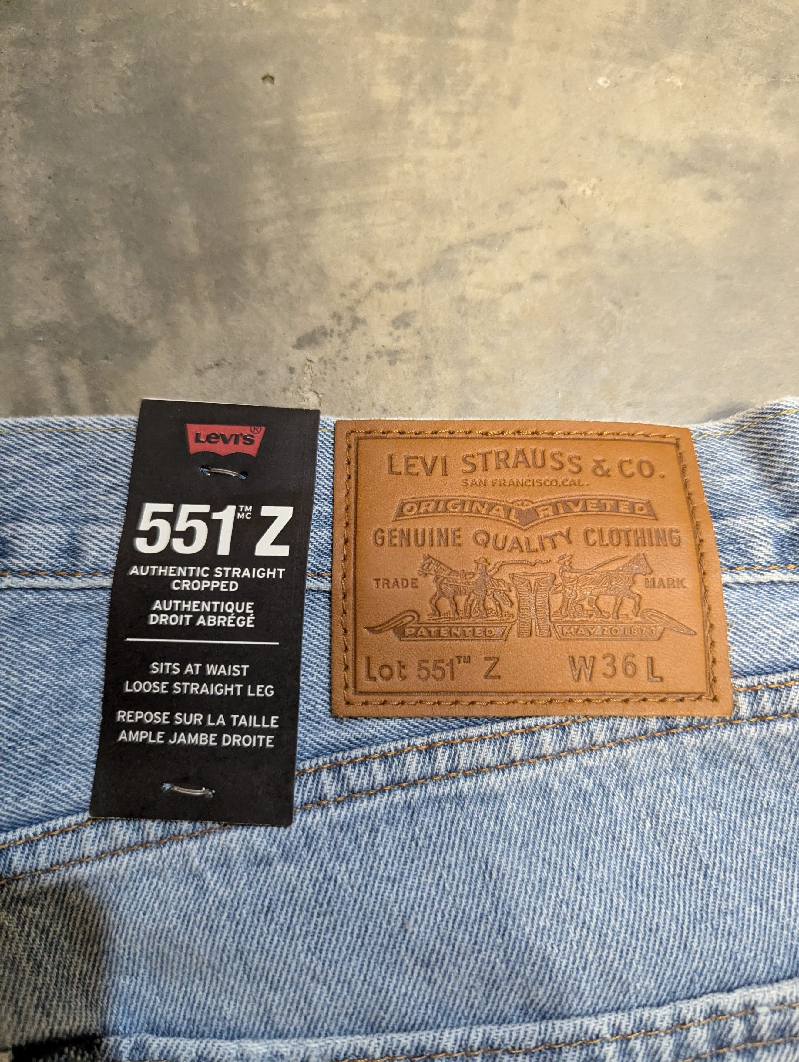 Levi's Levi's 551z denim 36X30 Size US 36 / EU 52 - 3 Thumbnail