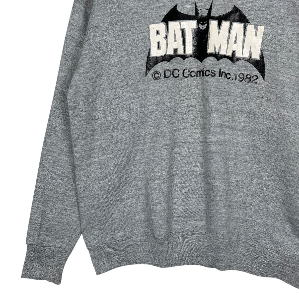 DC Comics 🔥 1982 Vintage Batman Dc Comics Tultex Sweatshirt Size US L / EU 52-54 / 3 - 4 Thumbnail