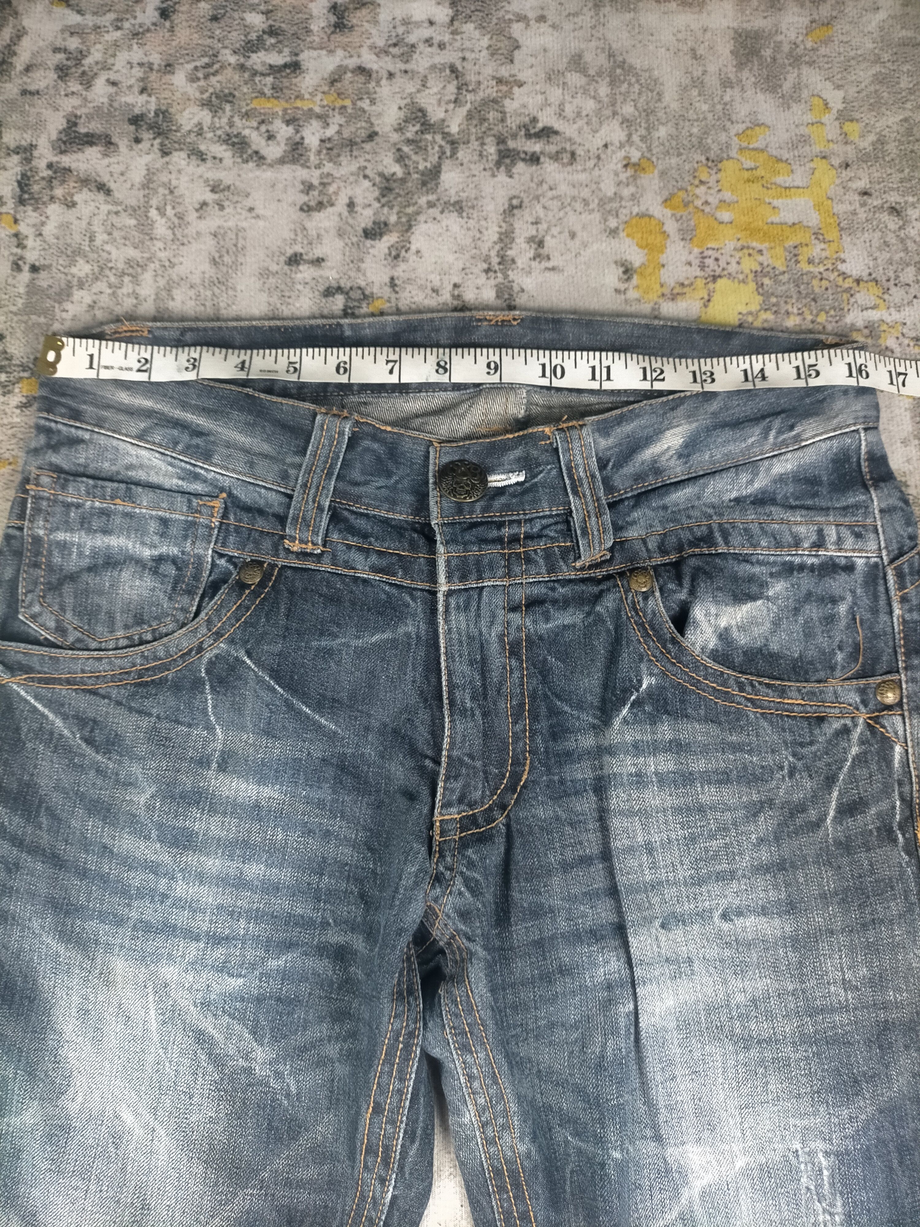 Tornado Mart Flared Sky Bomber Insane Mudwash Jeans Size US 32 / EU 48 - 8 Thumbnail