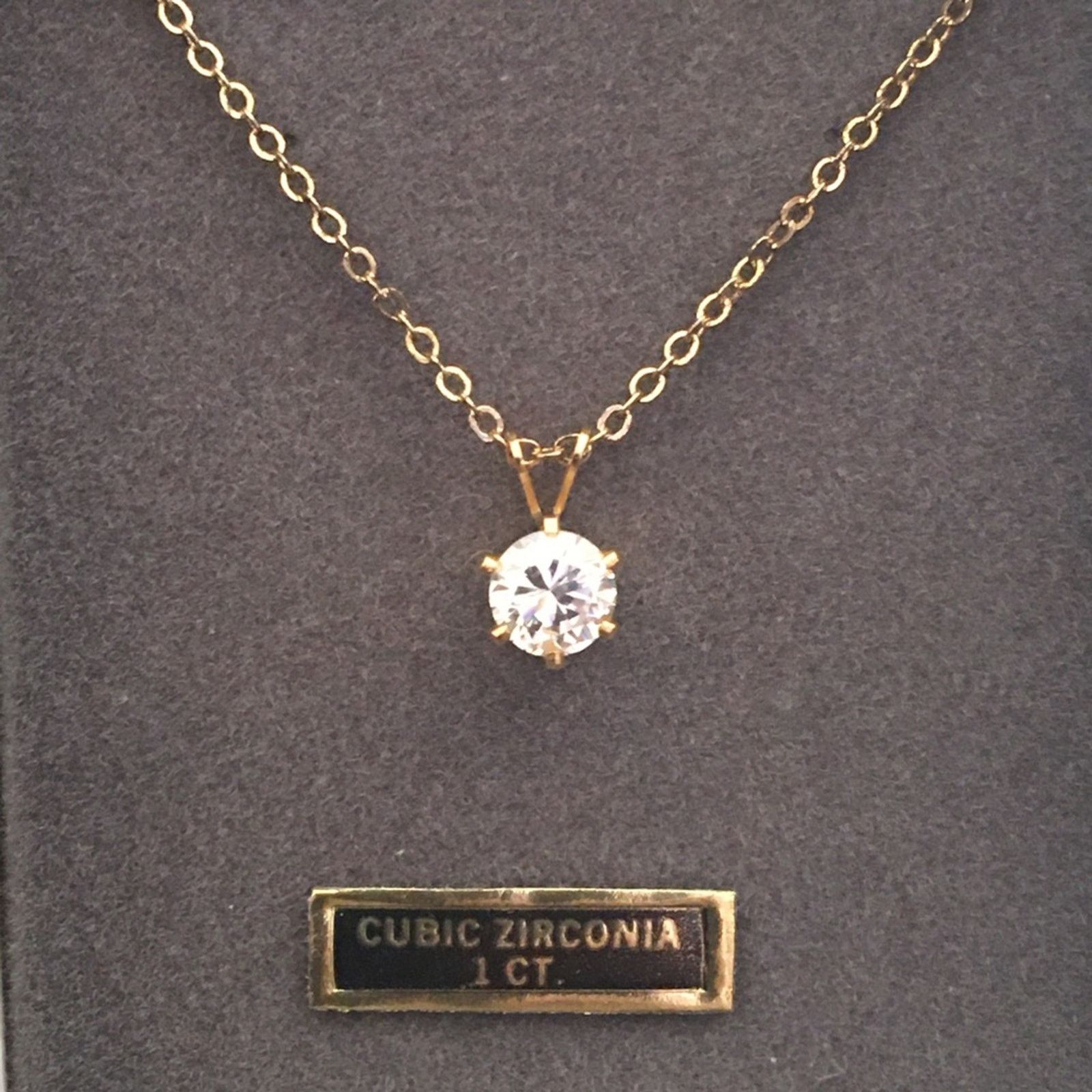 Jewelry Vintage Bellissima Choice 1 ct. cz necklace Size ONE SIZE - 2 Thumbnail