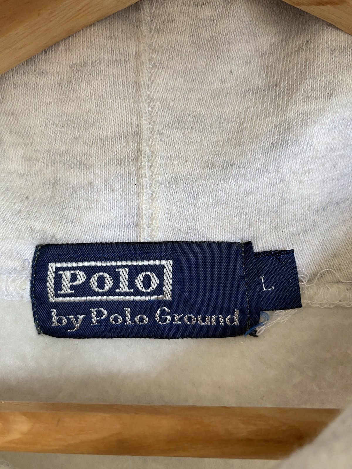 Polo Ralph Lauren Vintage Brand Polo Ground Spell Out Hoodie 1990s Size US L / EU 52-54 / 3 - 9 Thumbnail