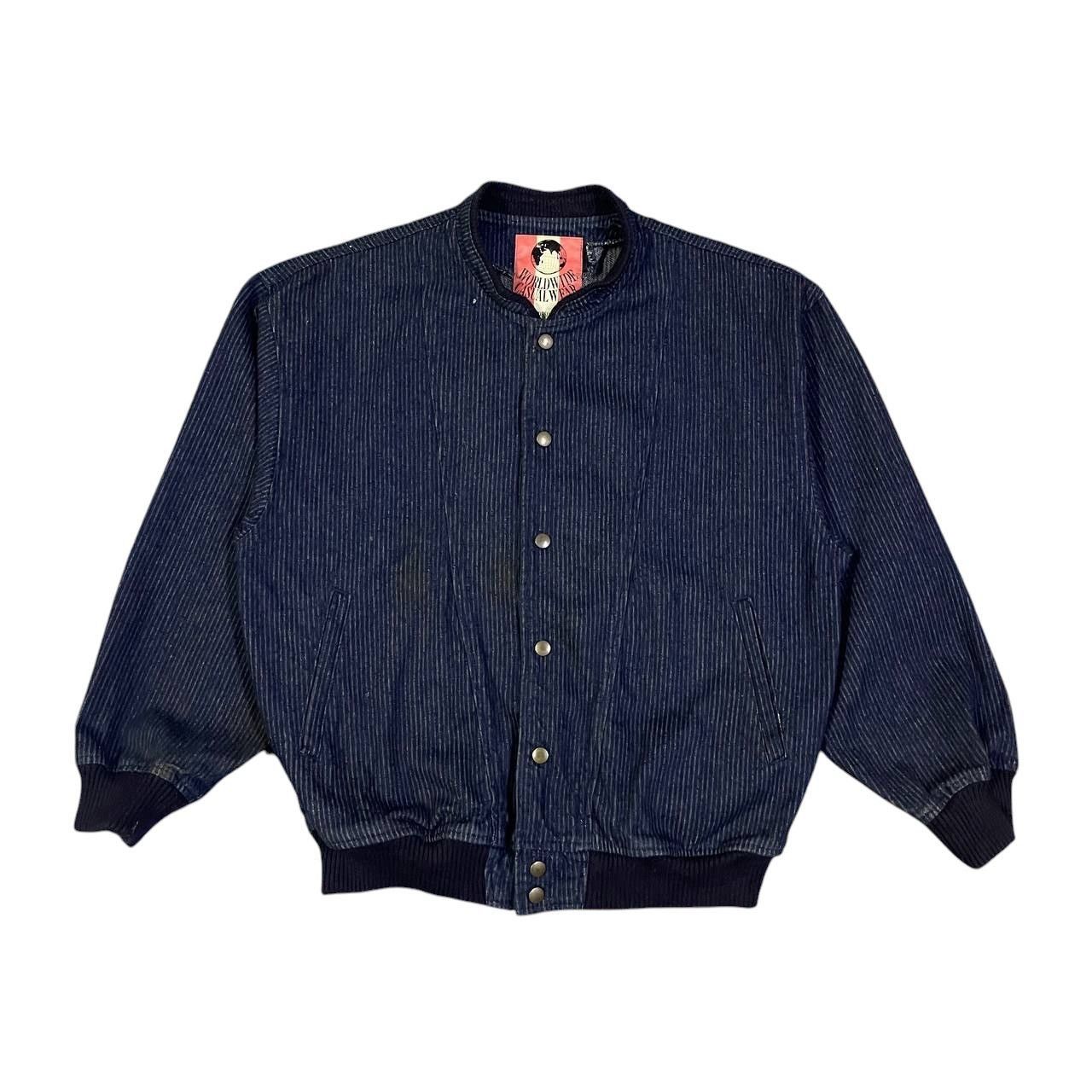 Issey Miyake Vintage Bobson Striped Bomber Jacket Issey Style Size US M / EU 48-50 / 2 - 1 Thumbnail