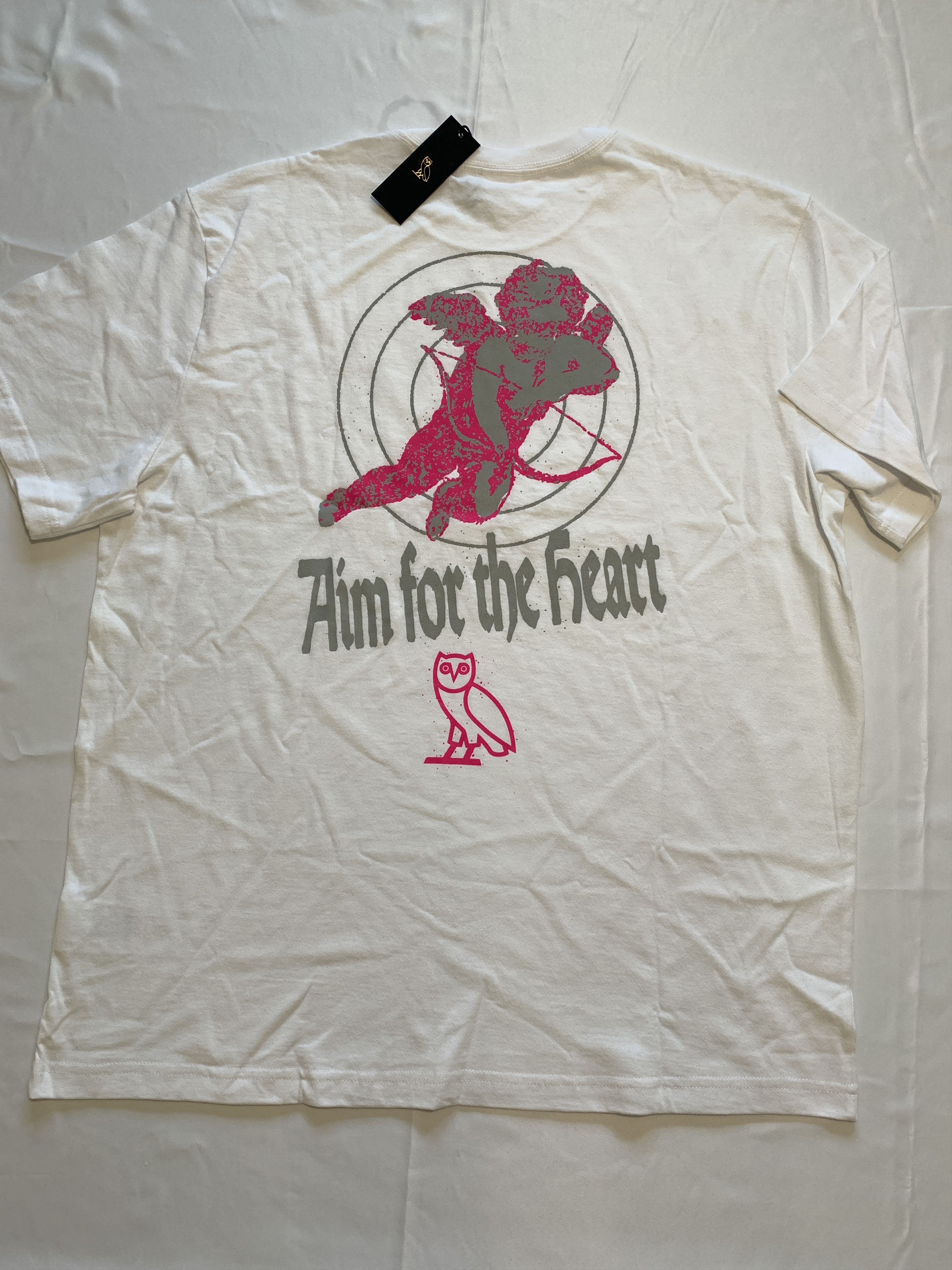 Drake OVO Valentines Aim For The Heart Love T-shirt Size US L / EU 52-54 / 3 - 1 Thumbnail