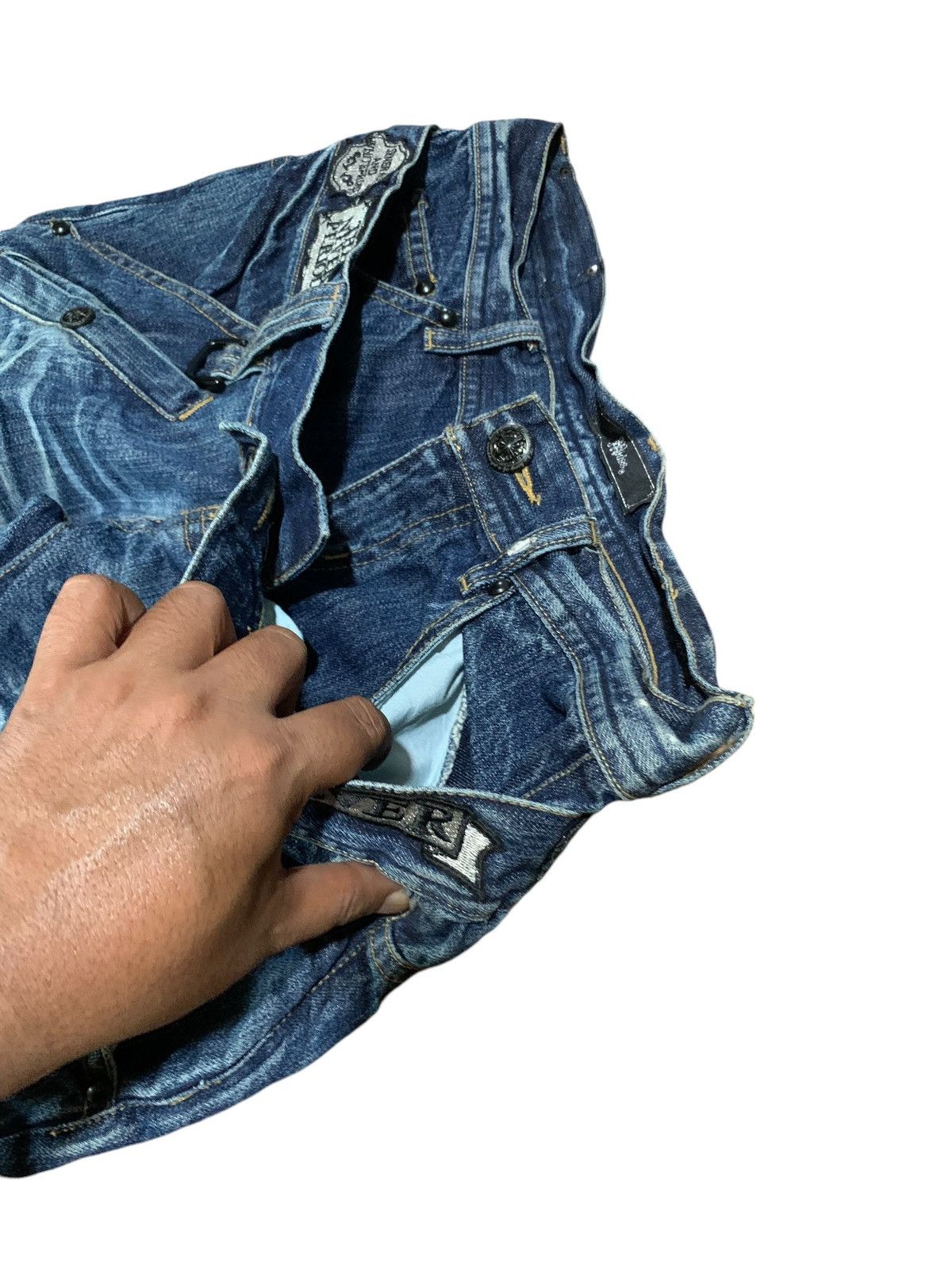 If Six Was Nine Midas double waist flare jeans patch multipocket Size US 32 / EU 48 - 6 Thumbnail