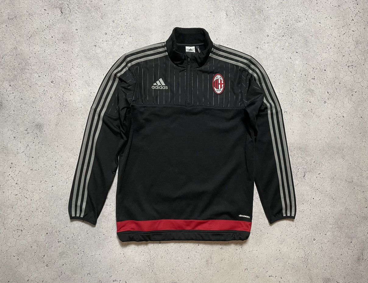 Adidas Vintage Adidas AC Milan Blokecore Football Sweatshirt Y2K Size US M / EU 48-50 / 2 - 1 Thumbnail